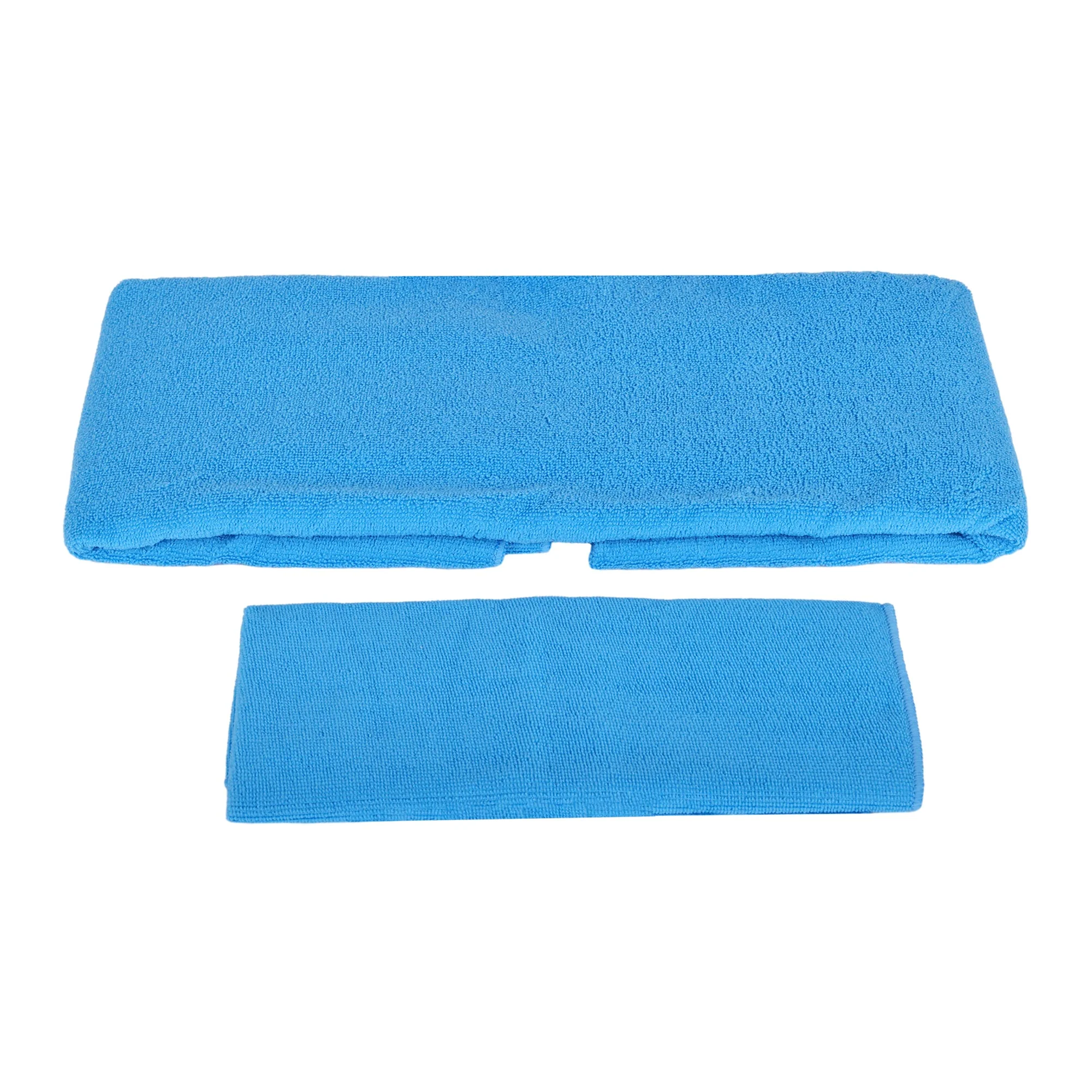 BalanceFrom Fitness 7 Piece Yoga Set with Mat, Stretch Strap, & Knee Pad, Blue - Image 8