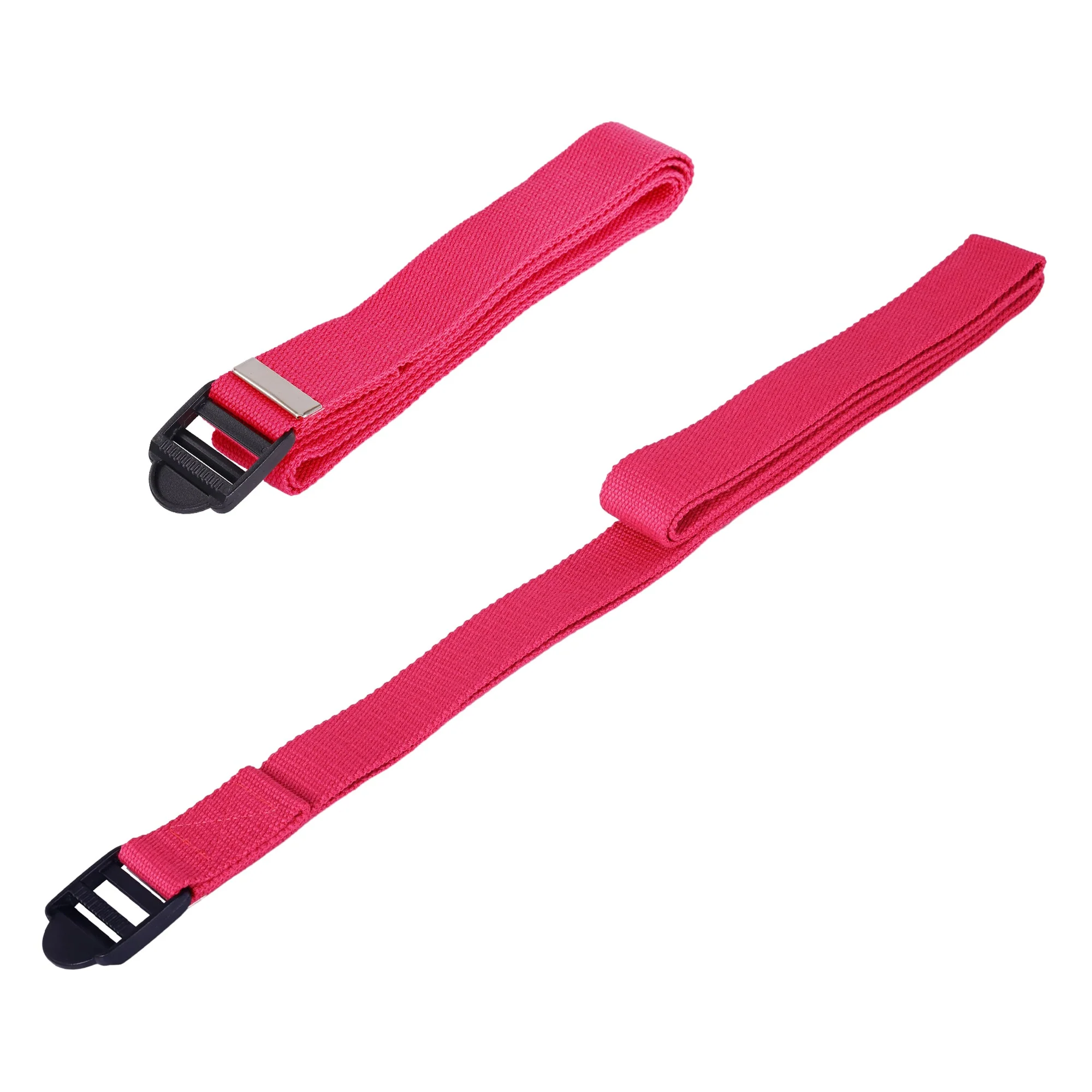 BalanceFrom Fitness 7 Piece Yoga Set with Mat, Stretch Strap, & Knee Pad, Pink - Image 10