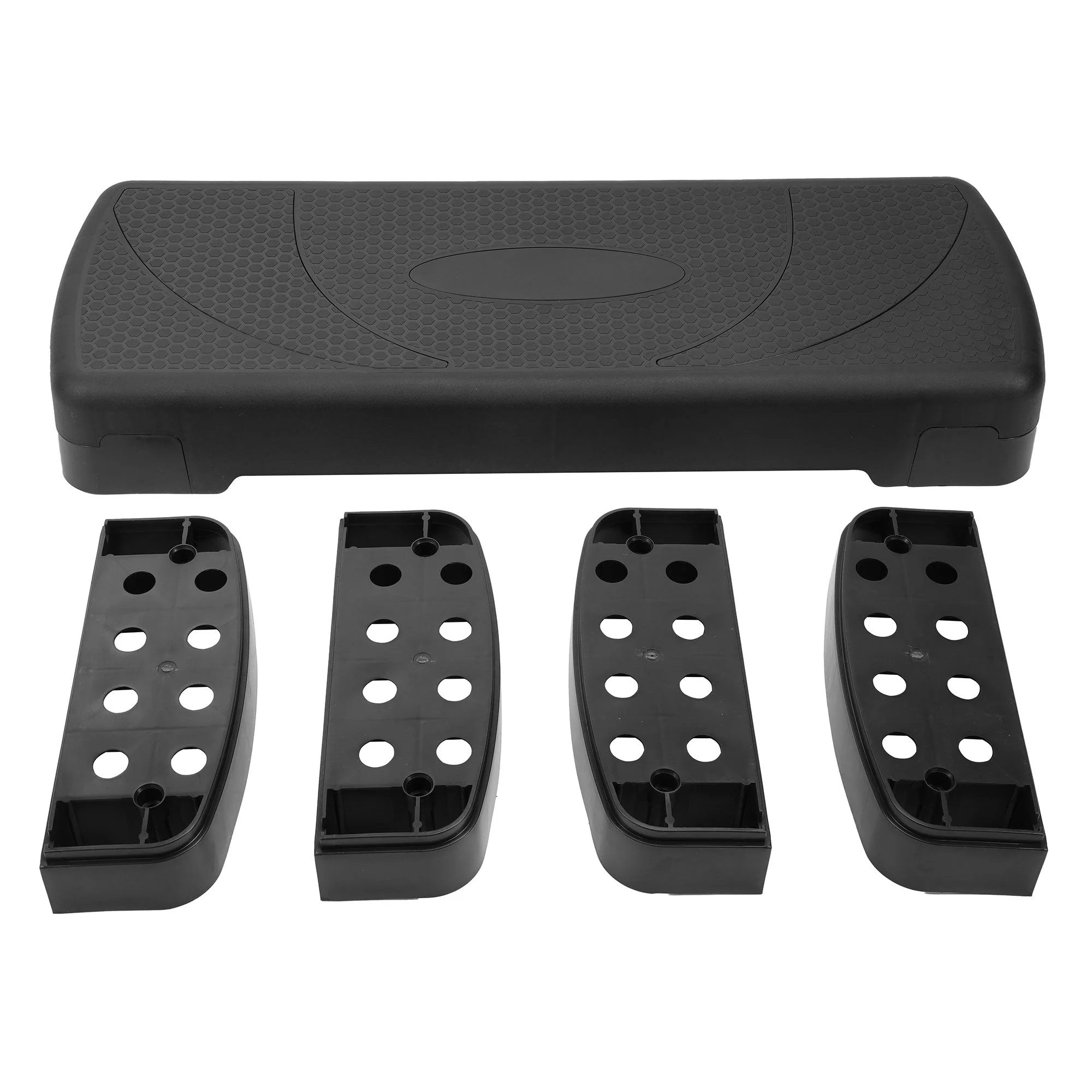 BalanceFrom Fitness Adjustable Workout Aerobic Step Platform Trainer w/Raisers - Image 6