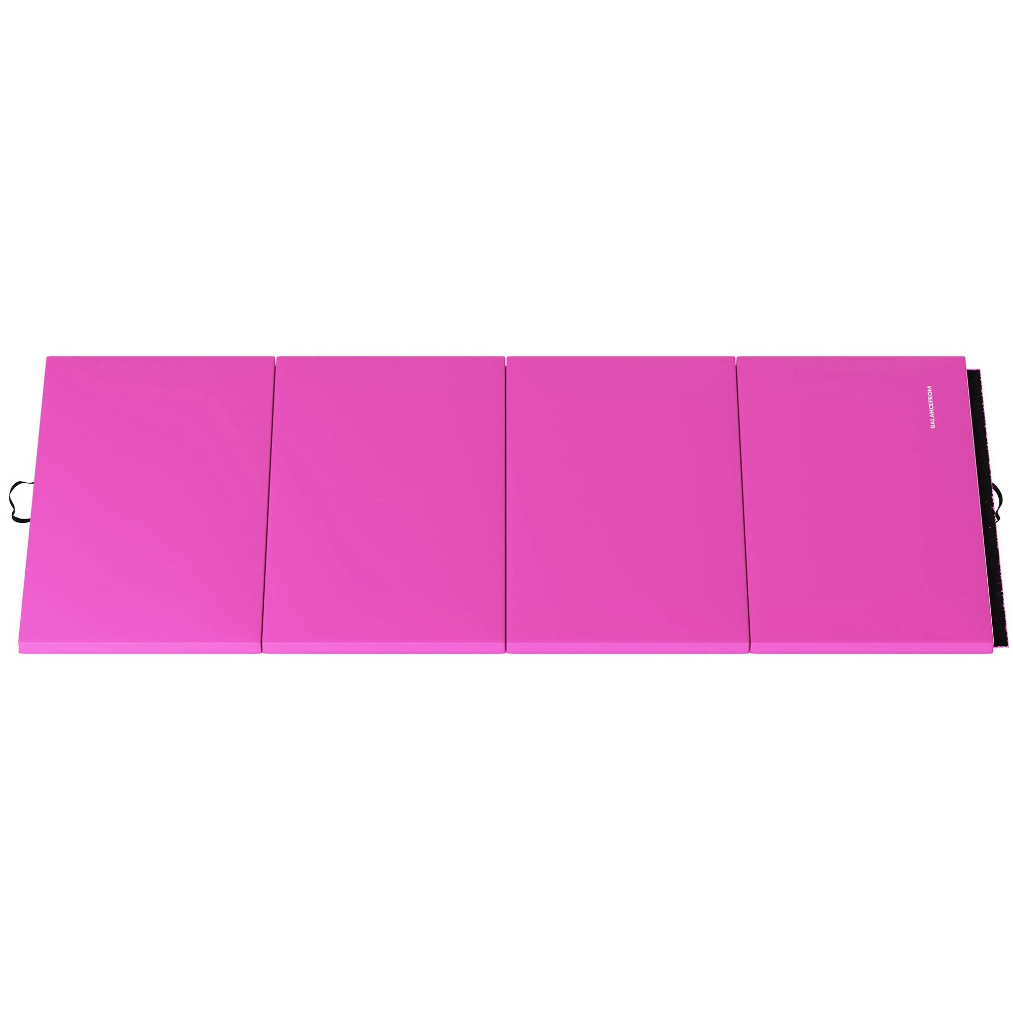 BalanceFrom Fitness All Purpose Mat with 8 Ft Balance Beam Gymnastic Set, Pink - Image 2