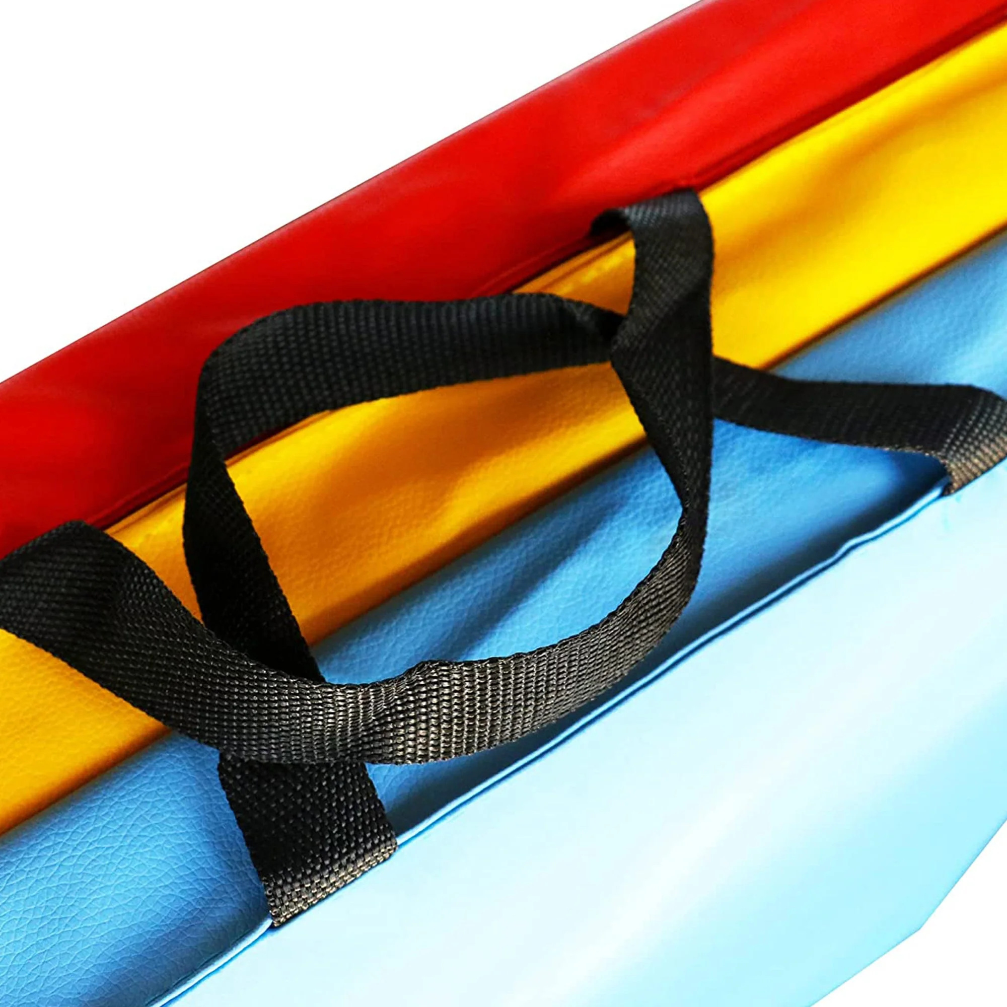 BalanceFrom Fitness GoGym 1.5" Thick Folding 3 Panel Gym Fitness Mat, Multicolor - Image 10