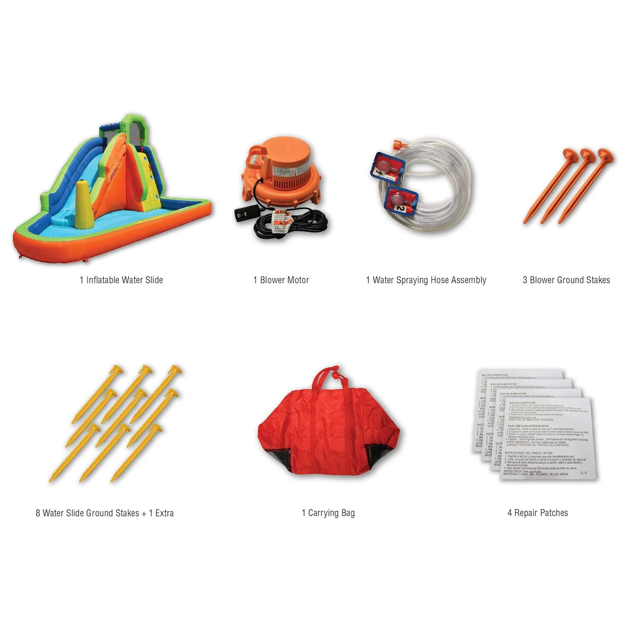 Banzai Gushing Geyser Water-Spraying Inflatable Pool Water Park Set, Multicolor - Image 5