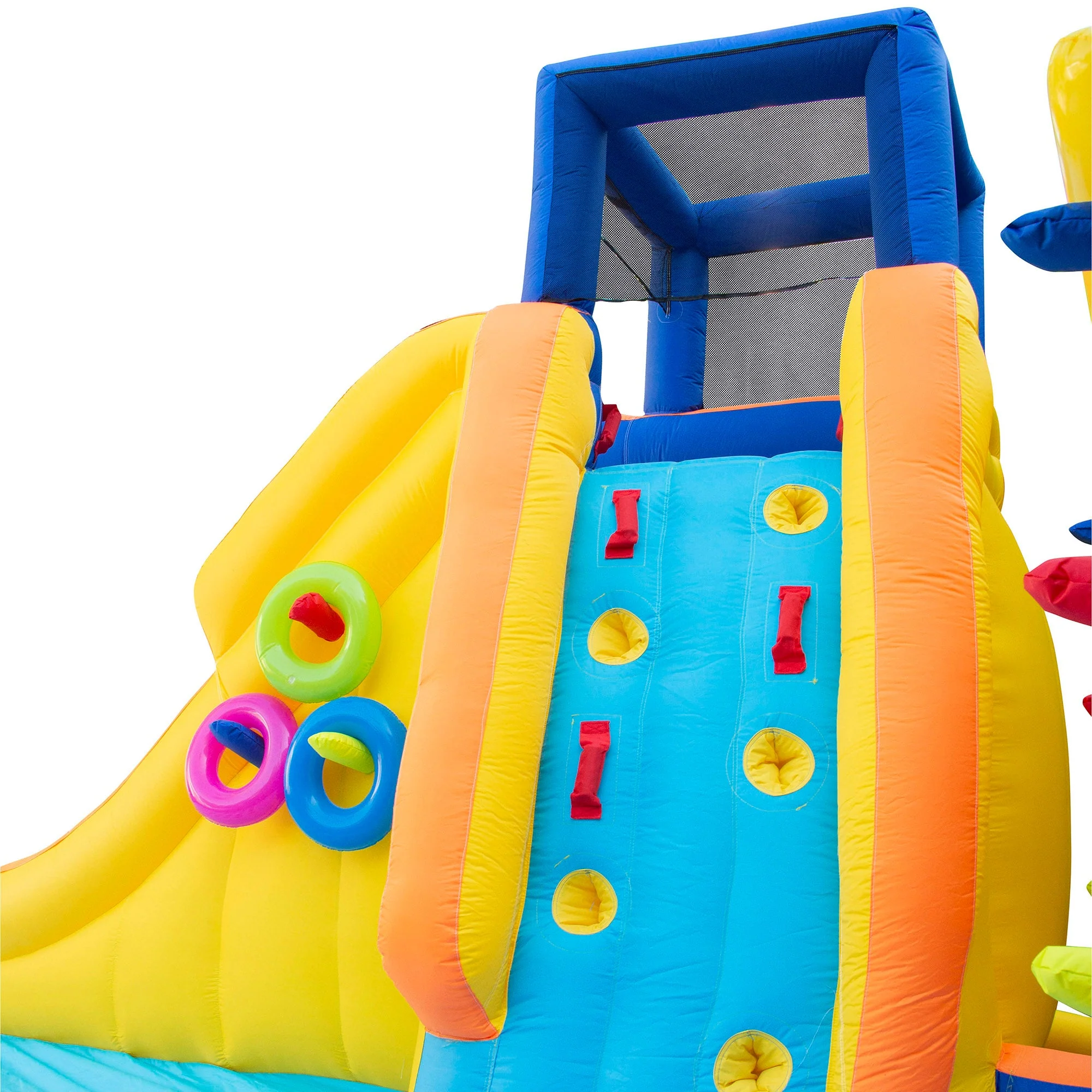 Banzai Inflatable Bounce House Water Game Park with Twister, Limbo, & Ring Toss - Image 10