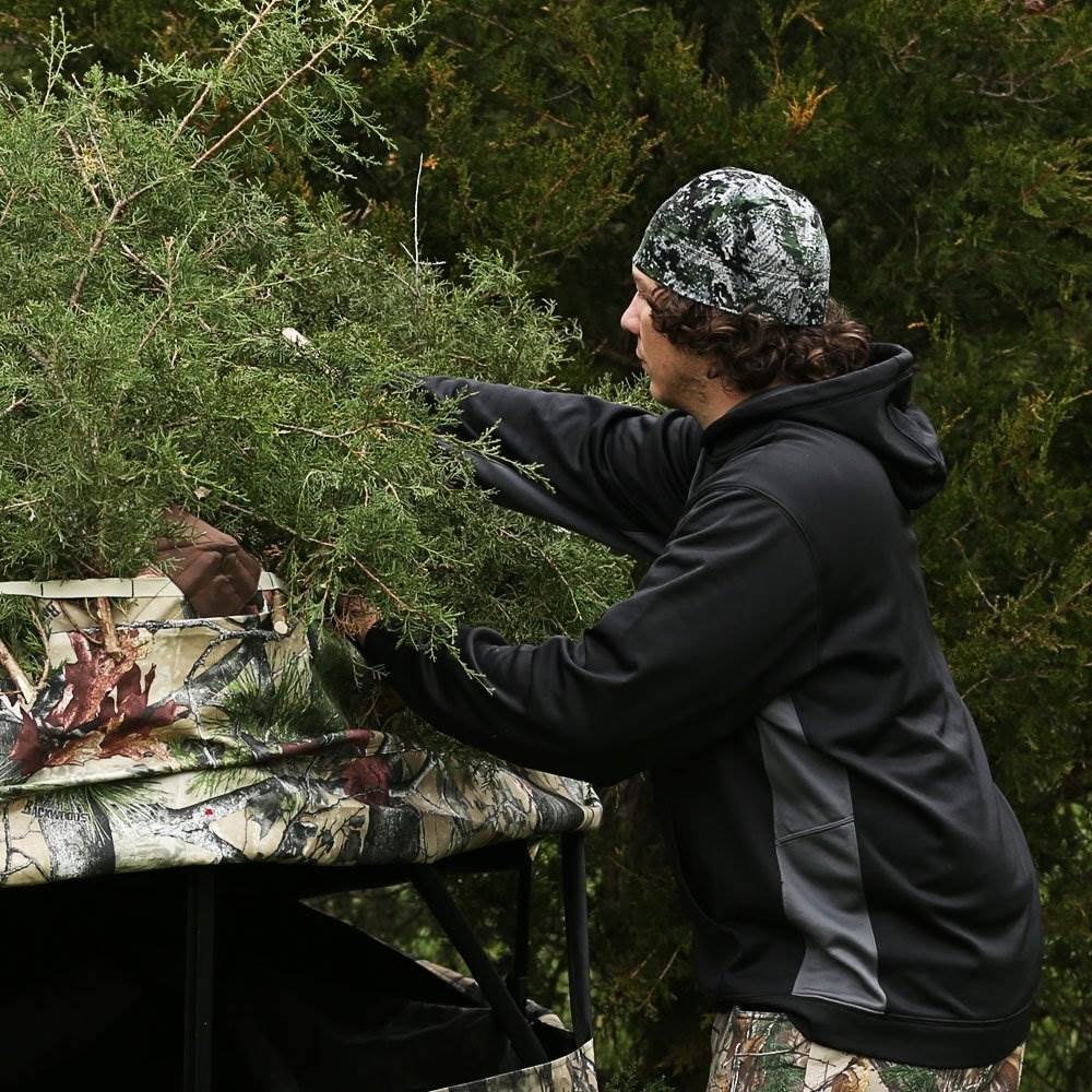 Barronett Blinds Ox 4 Backwoods Camo Pop Up Ground Hunting Blind (2 Pack) - Image 7