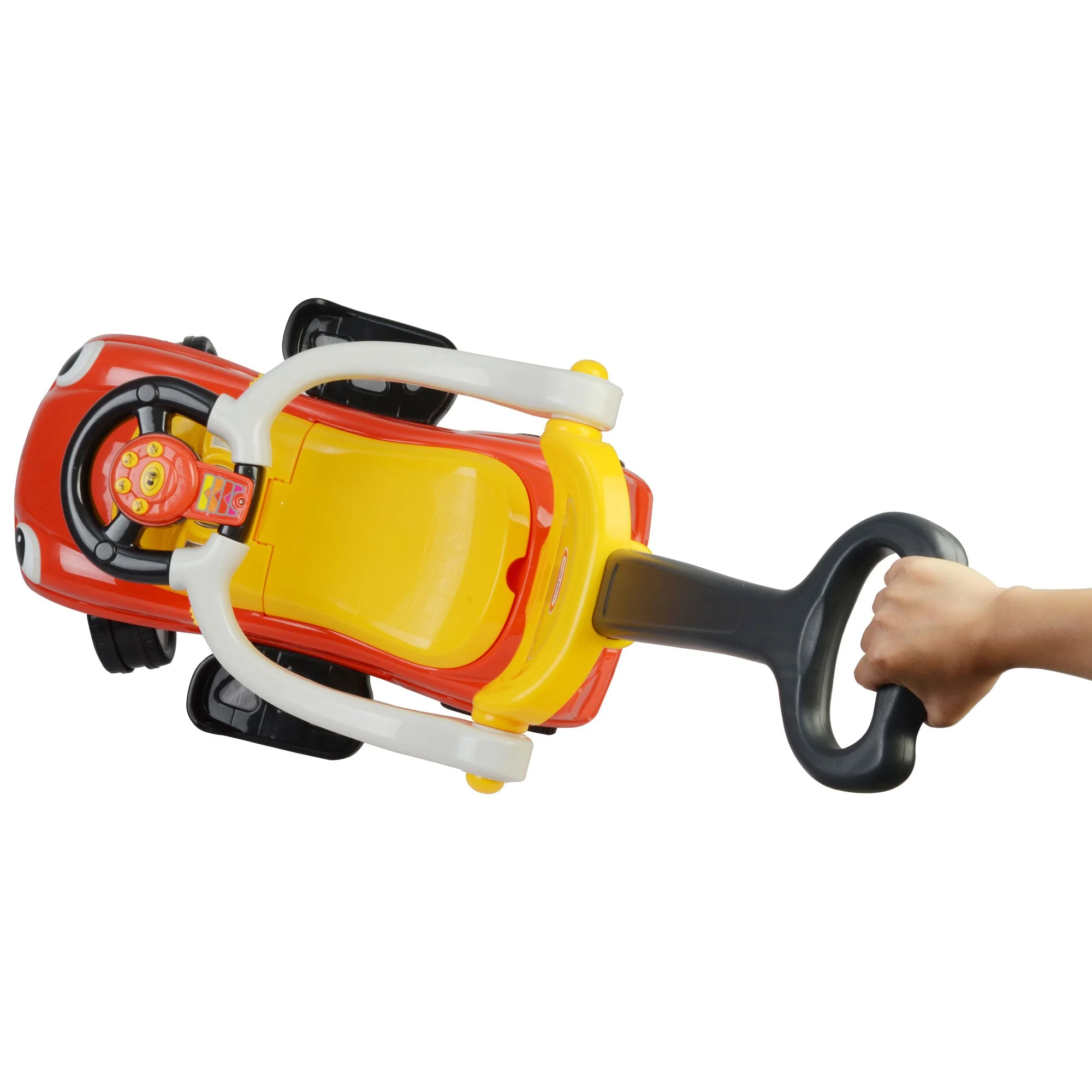 Best Ride On Cars Baby 3 in 1 Little Tikes Push Car Stroller Ride On Toy, Red - Image 3