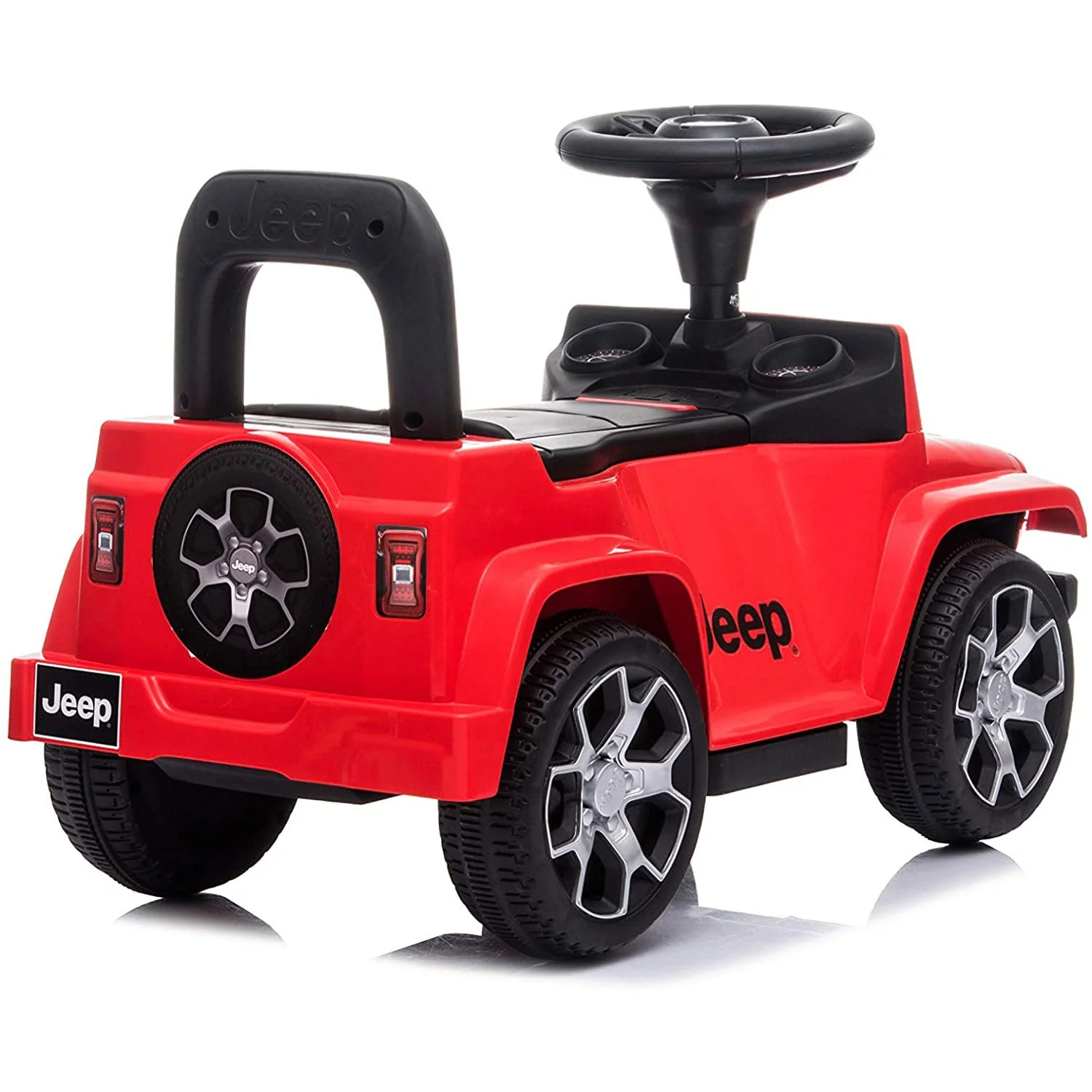 Best Ride On Cars Baby Toddler Jeep Rubicon Push Car Riding Toy Vehicle, Red - Image 6