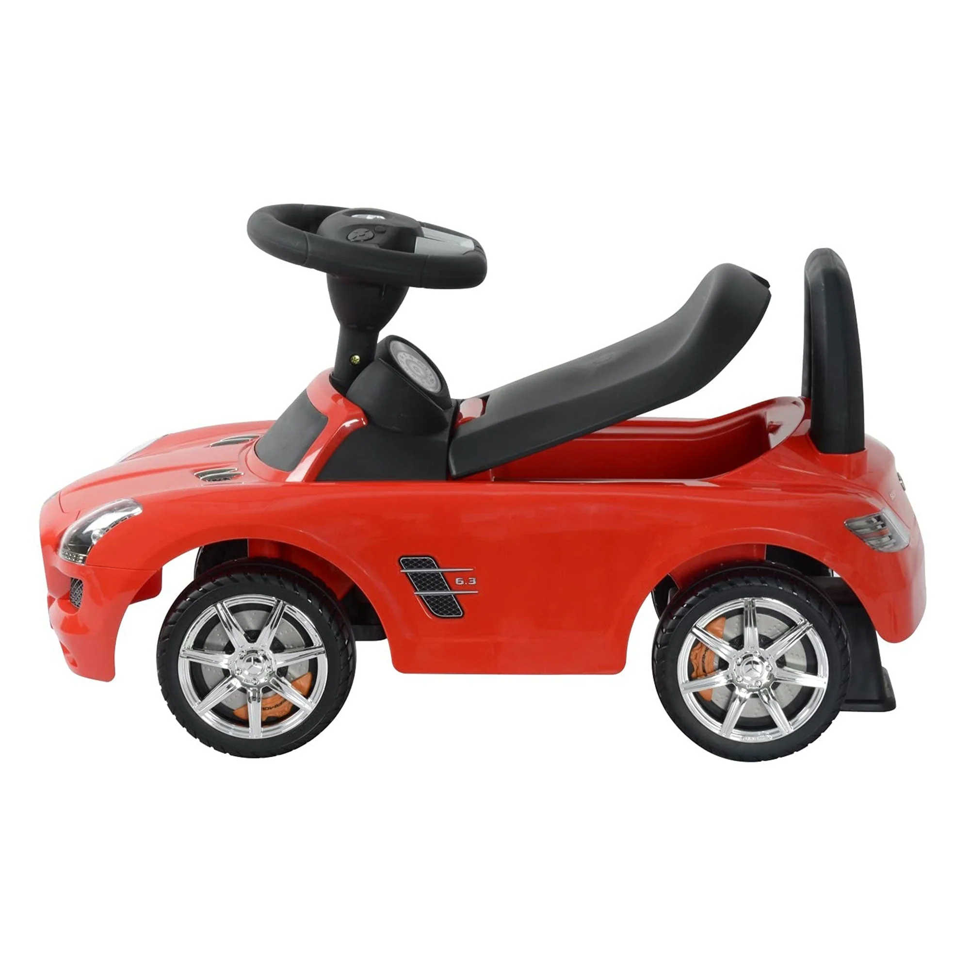 Best Ride On Cars Baby Toddler Ride-On Push Car with Sounds, Red - Image 9