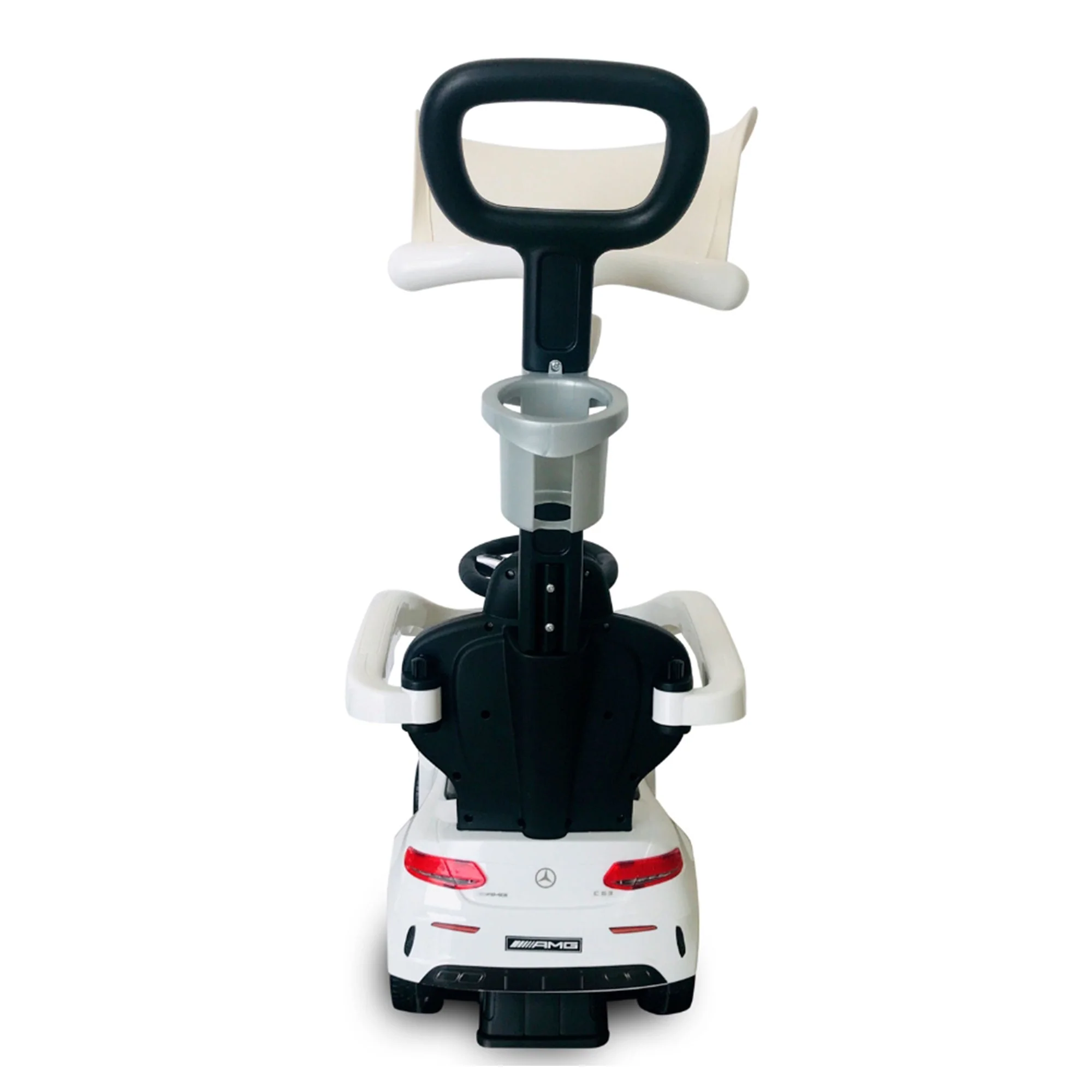 Best Ride on Cars Mercedes C63 3 in 1 Ride On Push Car w/ Removable Stroller Bar - Image 5