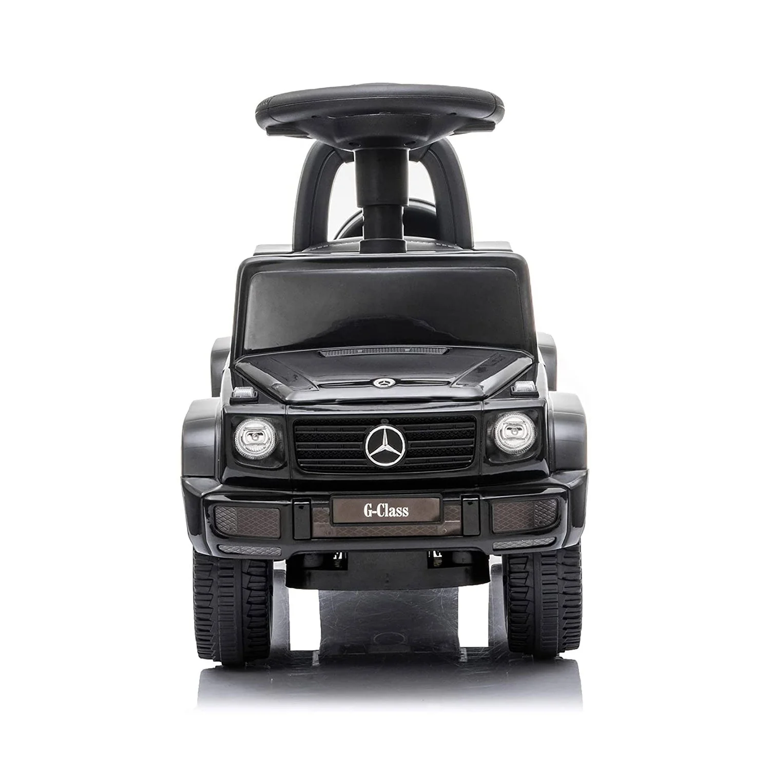 Best Ride On Cars Realistic Children's Mercedes G-Wagon Push Car & Walker, Black - Image 2