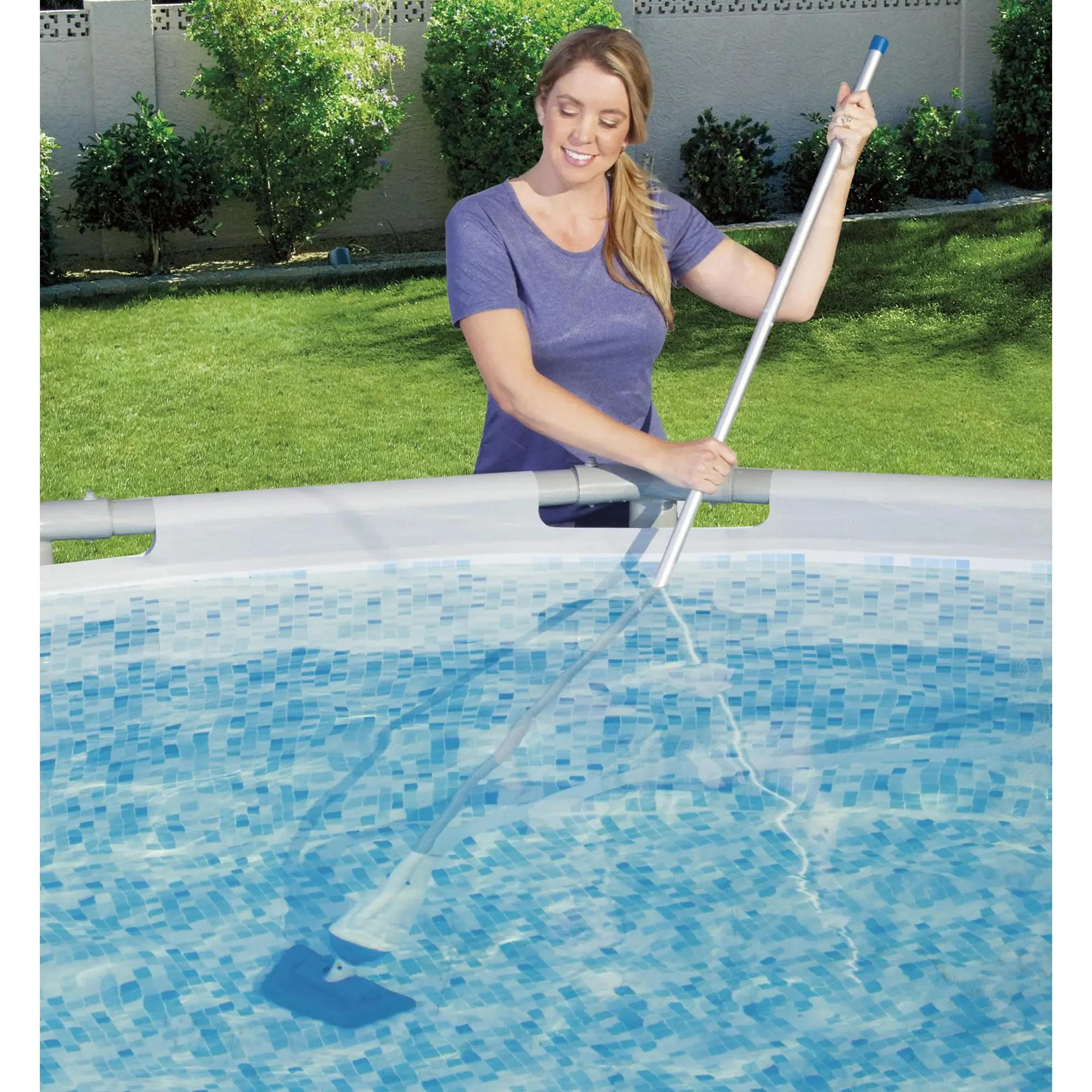 Bestway Flowclear AquaCrawl Outdoor Swimming Pool Maintenance Vacuum Cleaner Set - Image 12