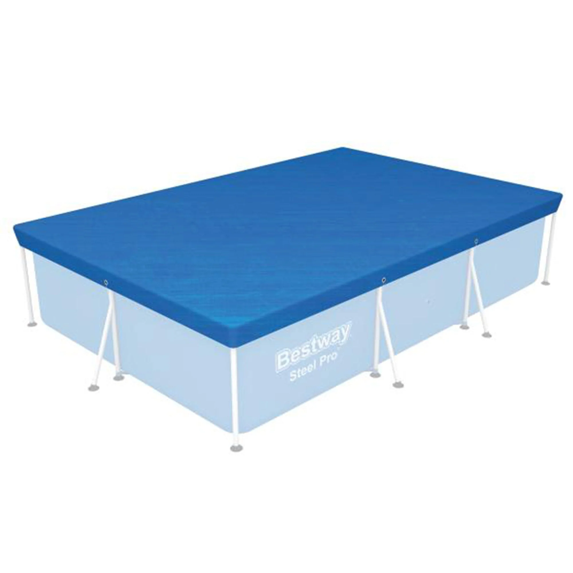 Bestway Flowclear Rectangle 13' 1" x 6' 11" Above Ground Pool Cover (Cover Only) - Image 8