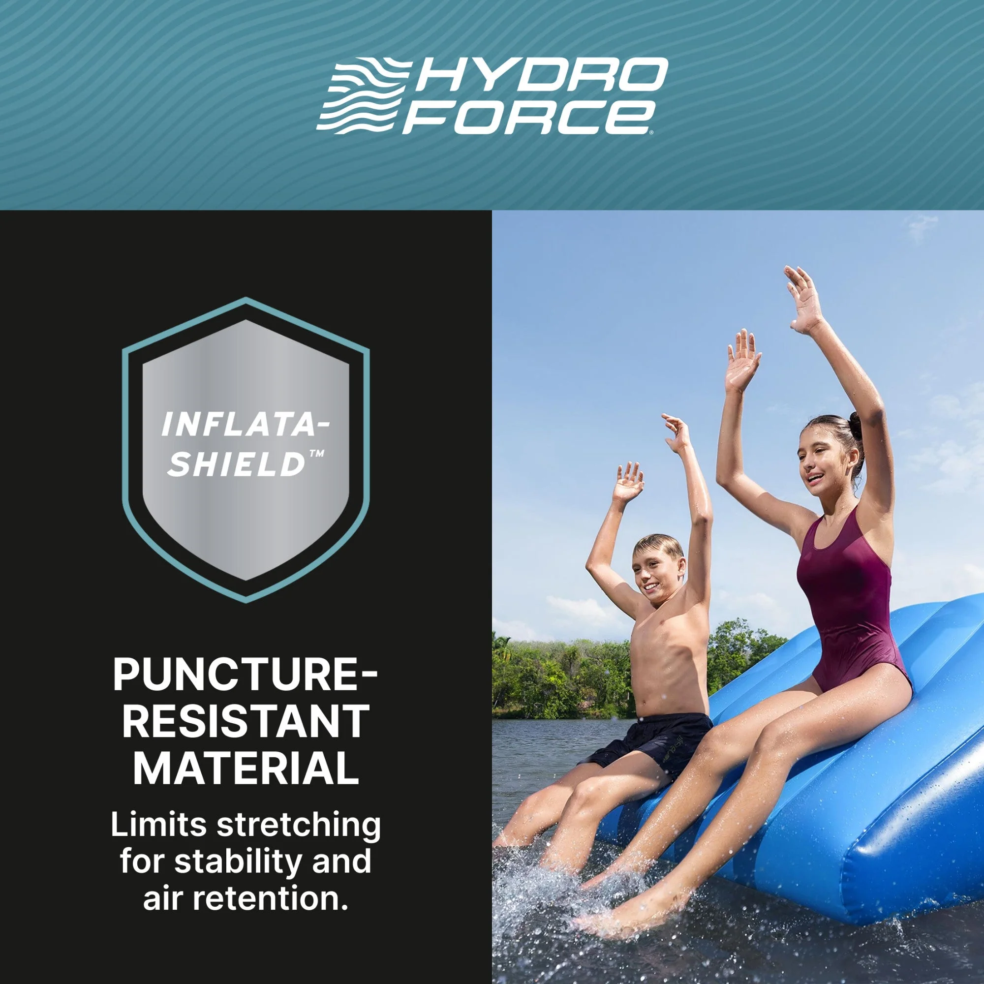 Bestway Hydro Force Detachable Summer Slide 5 Person Inflatable Activity Island - Image 6