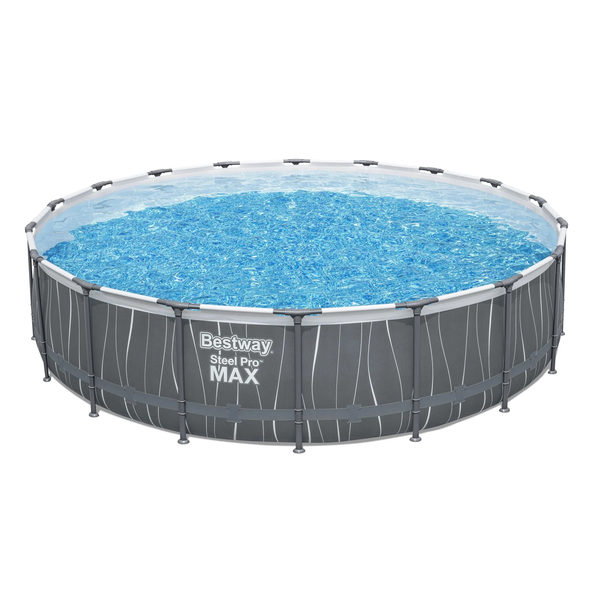 Bestway Steel Pro MAX 18' x 48" Round Above Ground Pool Set w/LED Light & Remote - Image 8
