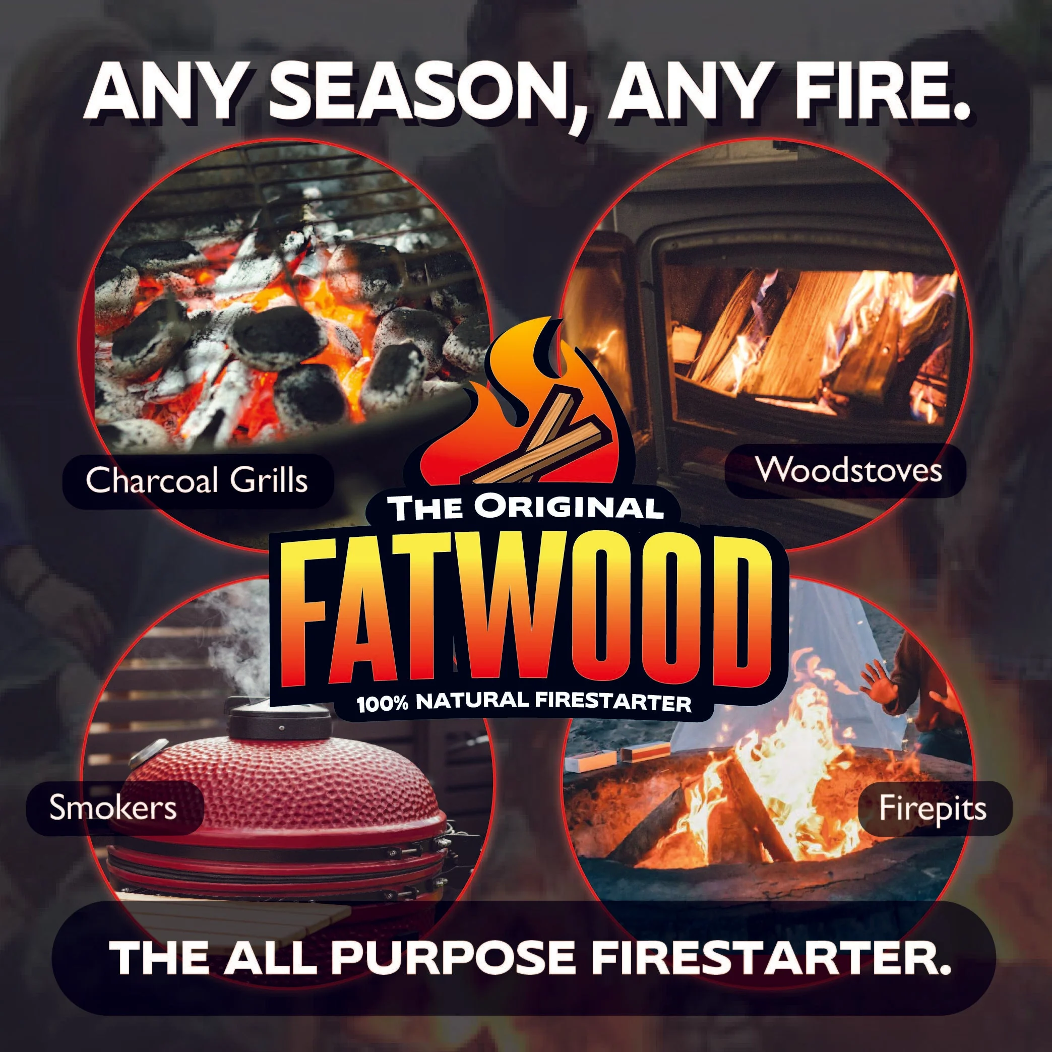 Betterwood Fatwood Firestarter, All Weather Natural Pine Fire Sticks, 10 Pounds - Image 4