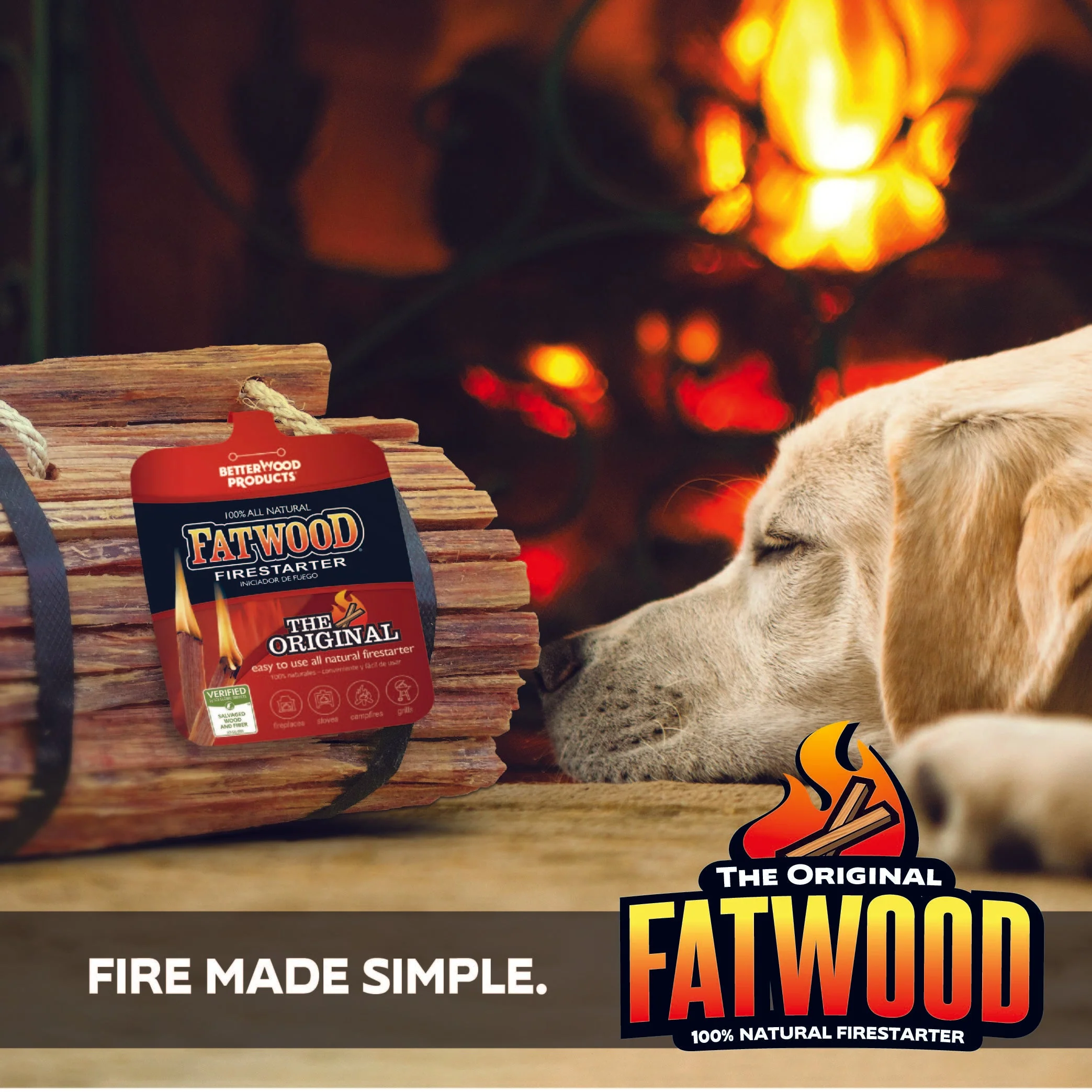 Betterwood Fatwood Firestarter, All Weather Natural Pine Fire Sticks, 10 Pounds - Image 9