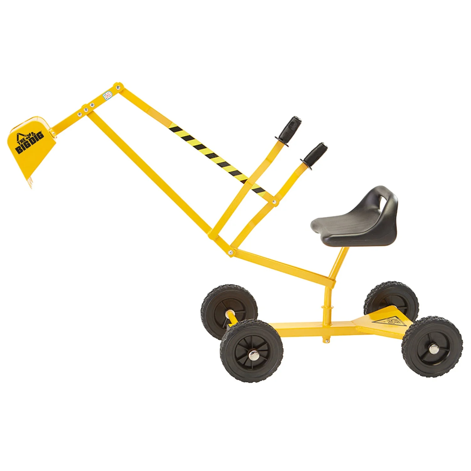 Big Dig Rolling Sandbox Digger Excavator Crane w/ 360 Rotation Base (2 Pack) - Image 2