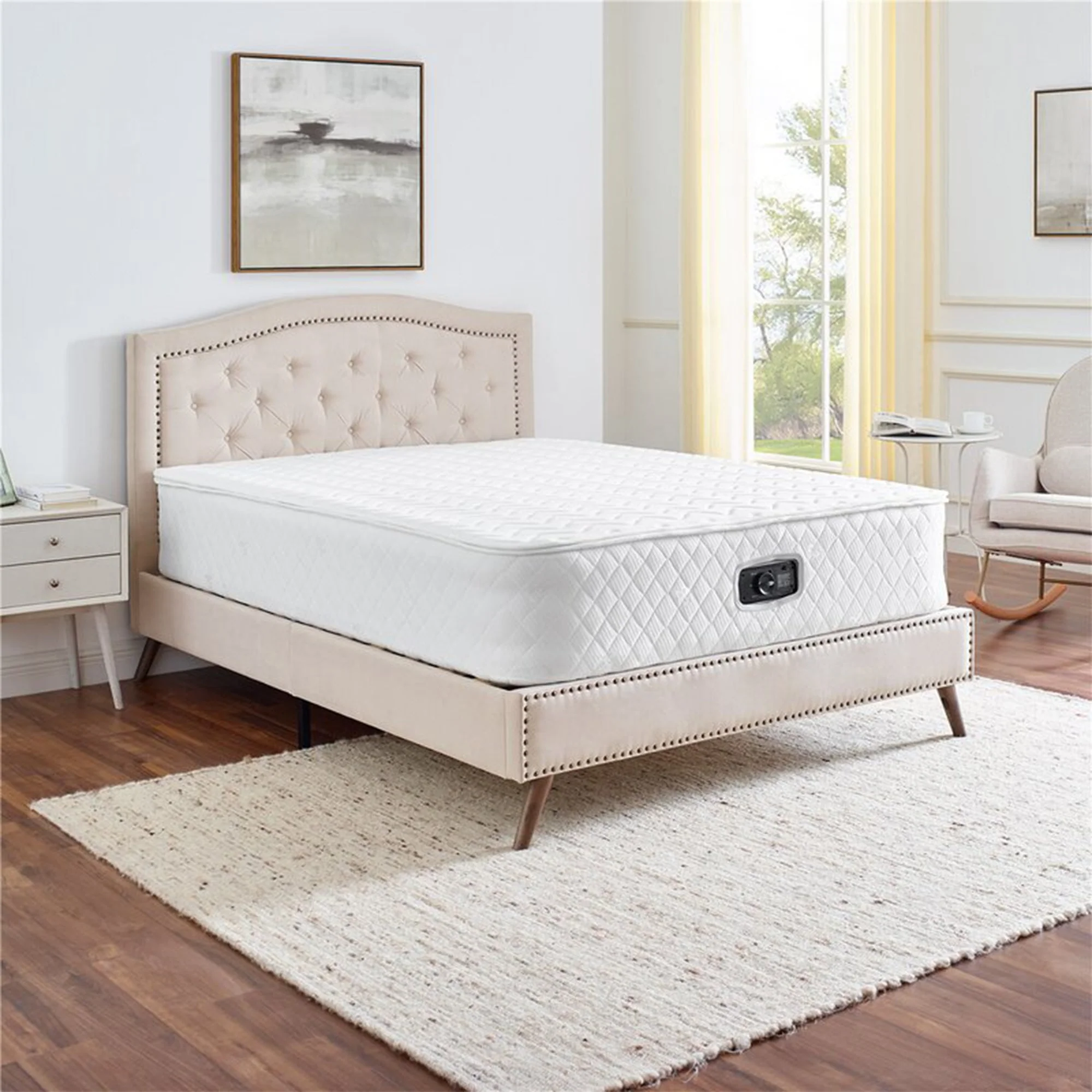 BIKAHOM Bi-Comfer 14 Inch Inflatable Mattress with Built In Air Pump, Full Size - Image 5