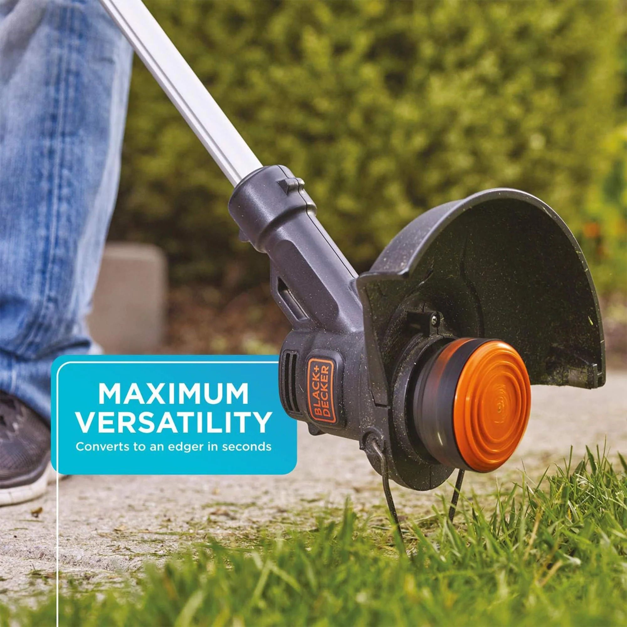 BLACK+DECKER 20V MAX Powerconnect Axial Leaf Blower and String Trimmer Combo Kit - Image 6