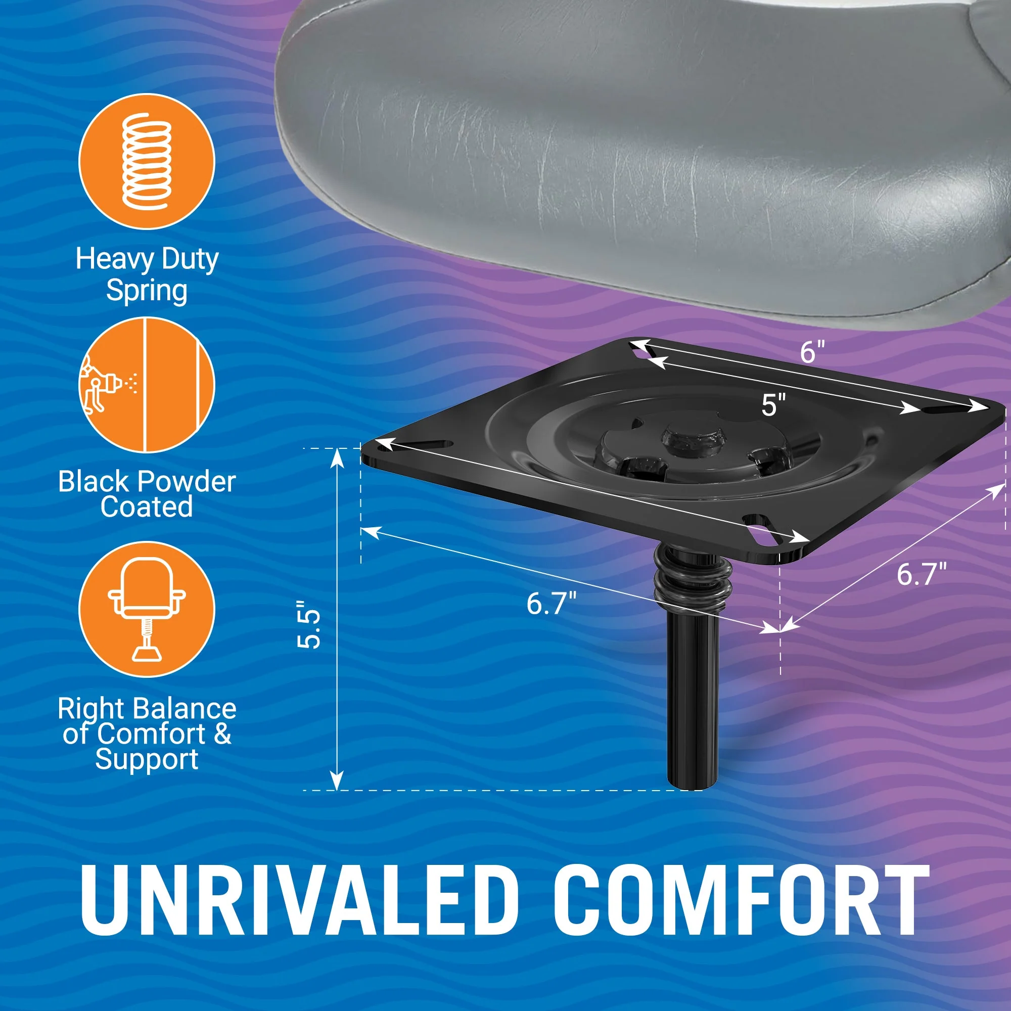 Boat Seat Mount for Pin - Image 4