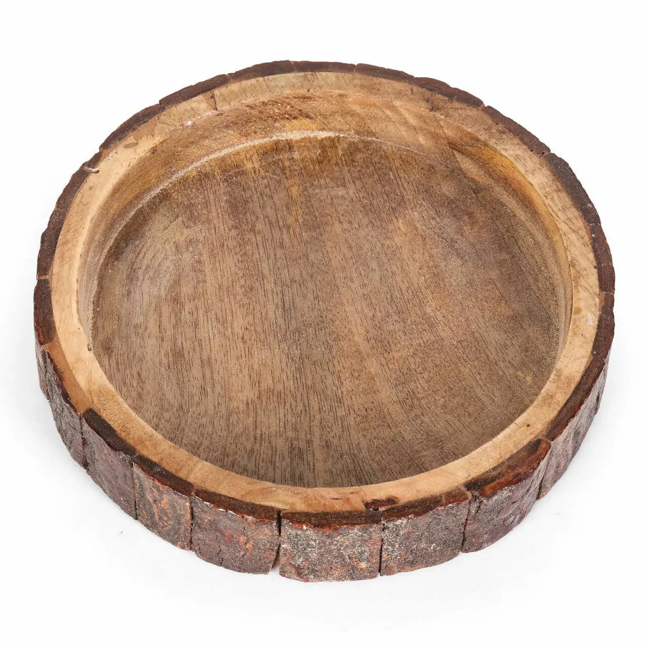 Bois Set of 3 Wood Bark Nut Bowls - Image 3