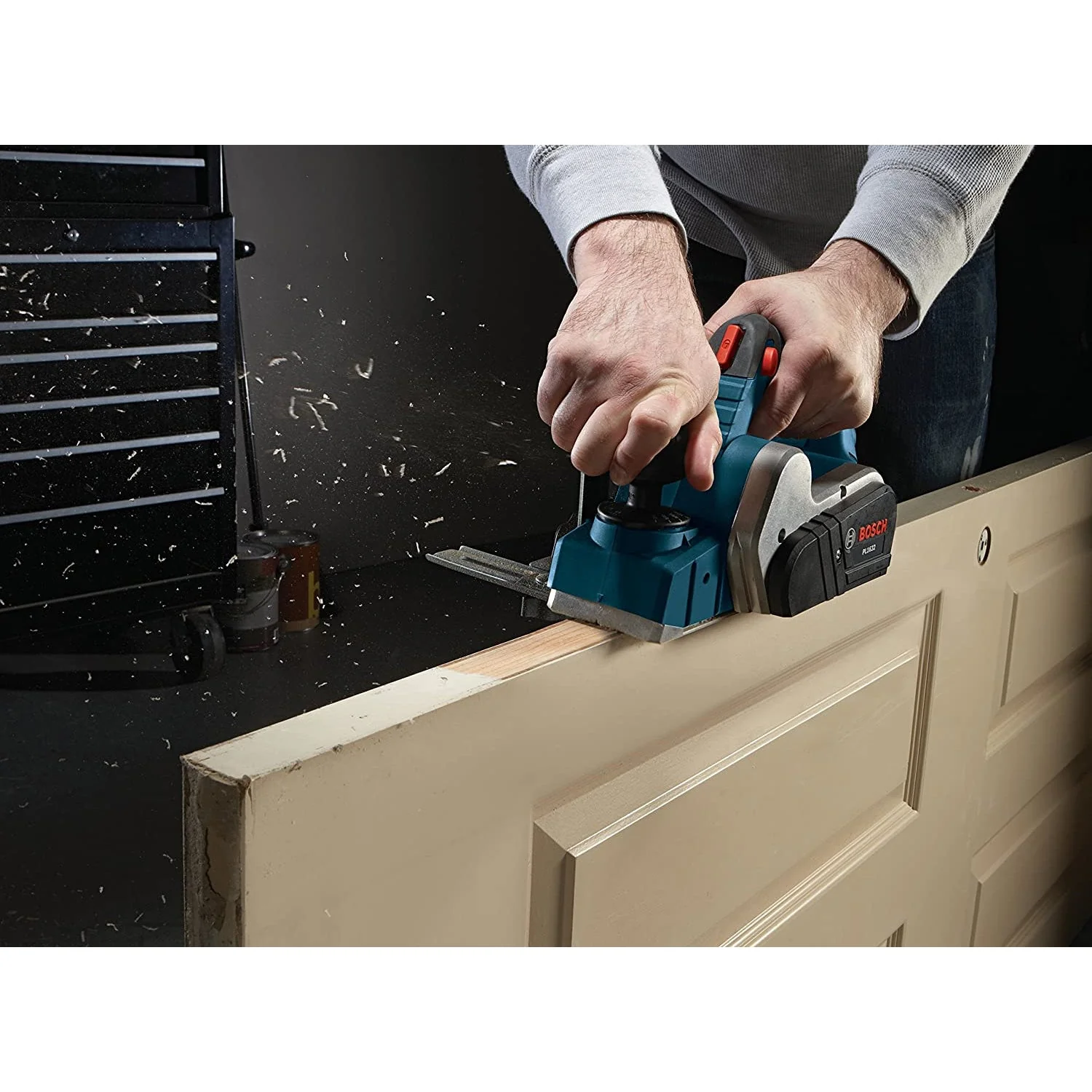 Bosch PL2632K 3-1/4 Inch Planer Kit with a 6.5 Amp Motor and Carrying Case, Blue - Image 6
