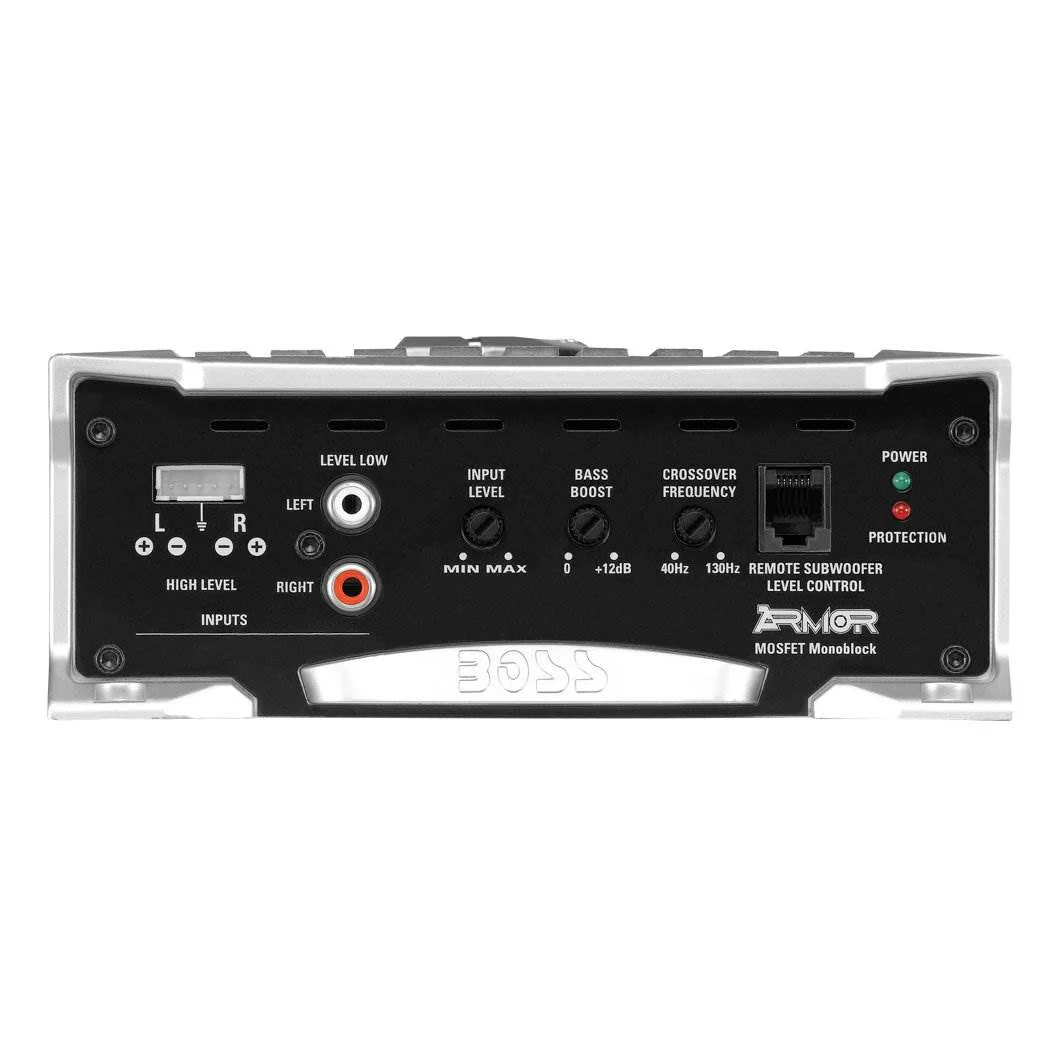 Boss Armor 2000W Monoblock A/B Amplifier Car Audio Amp + Bass Remote (2 Pack) - Image 4