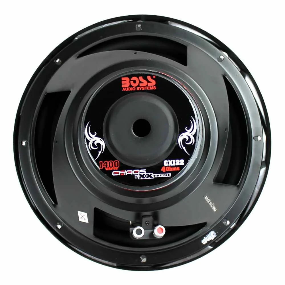 Boss Audio Chaos 12 Inch 1400 Watt 4 Ohm Car Audio Power Subwoofer CX122 - Image 5