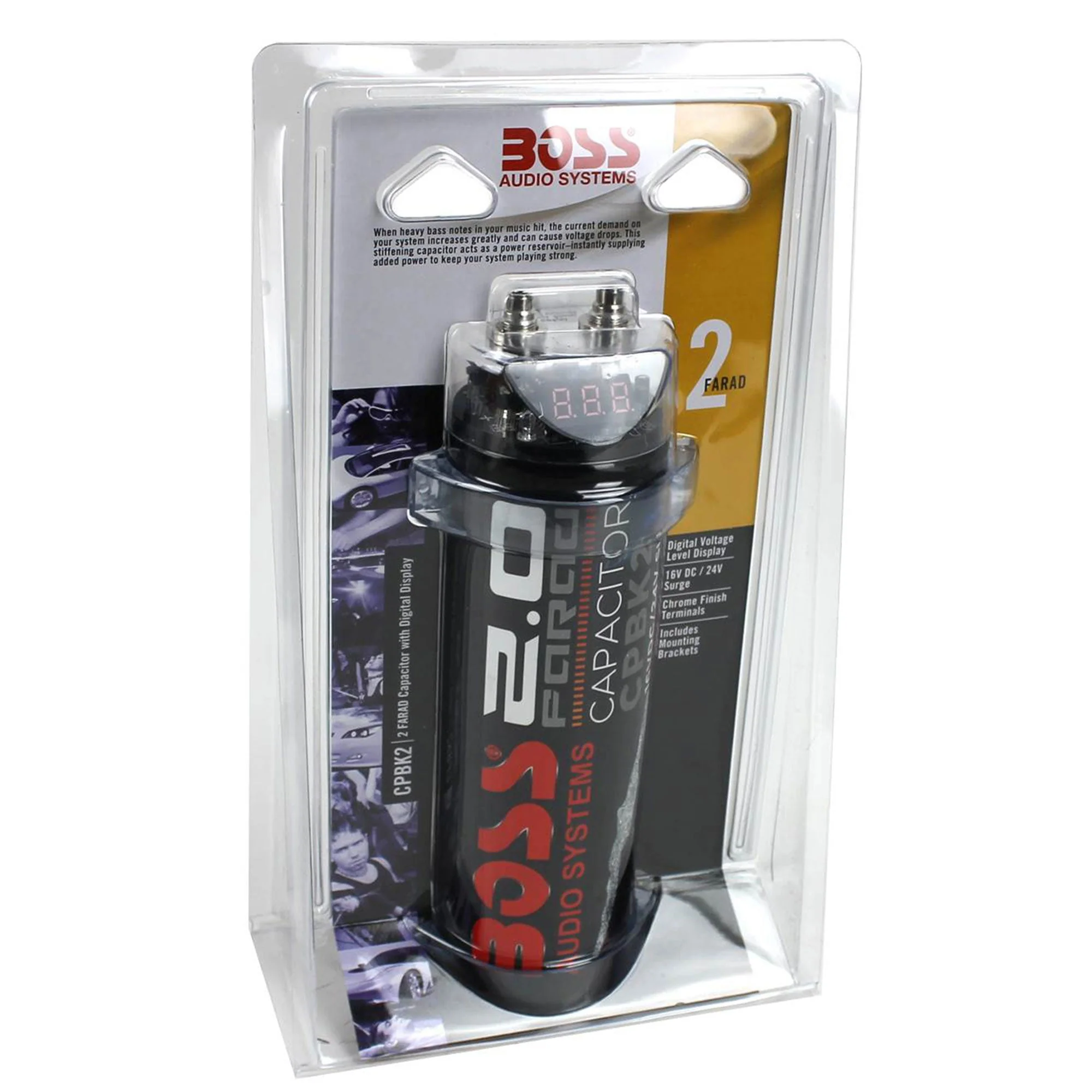 Boss Audio CPBK2 Digital Car Power Capacitor & Soundstorm AKS8 Amp Wiring Kit - Image 7