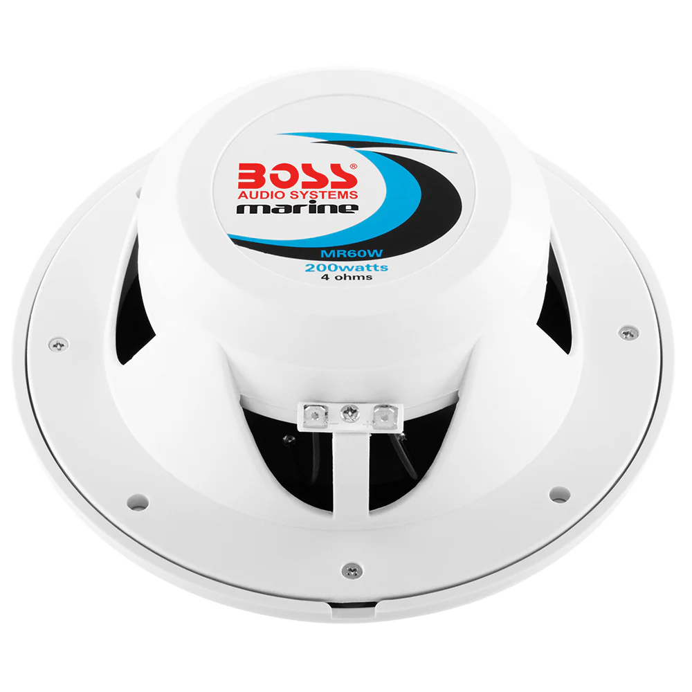 Boss Audio MR60 6.5" Round Speakers - White - Pair - Image 5