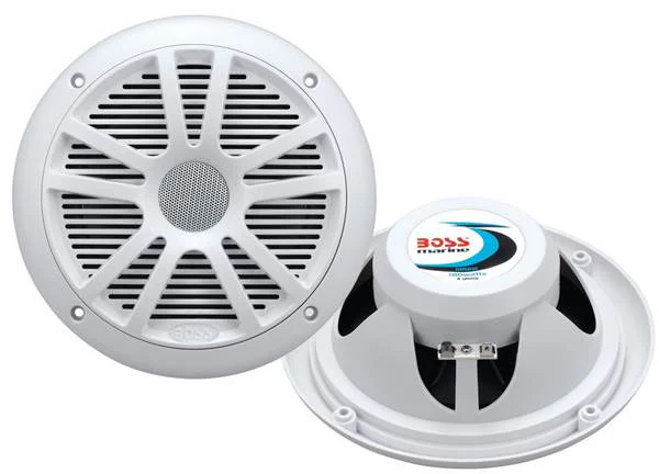 Boss Audio MR6W 6.5" 180W Dual Cone Marine/Boat Speakers Stereo (6 Pack) - Image 2