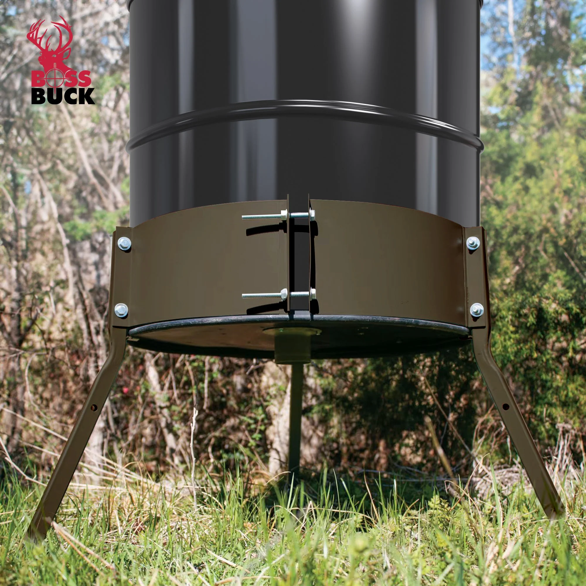 Boss Buck 20" Leg Stand Tripod for 55 Gal Deer Feeder (3 Pack), Tripod ONLY - Image 4
