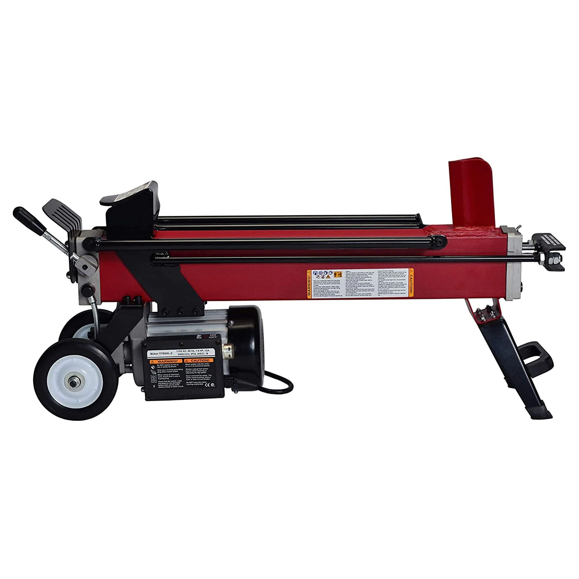 Boss Industrial 5 Ton Lightweight Portable Hydraulic Electric Home Log Splitter - Image 5