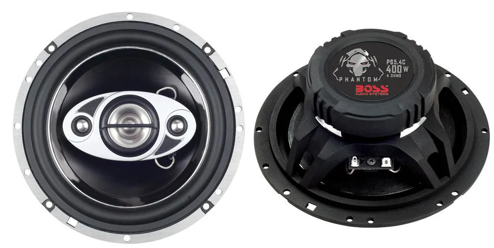 Boss P694C 6x9" 800W and 2) Boss P654C 6.5" 400W 4-Way Car Coaxial Speakers - Image 3