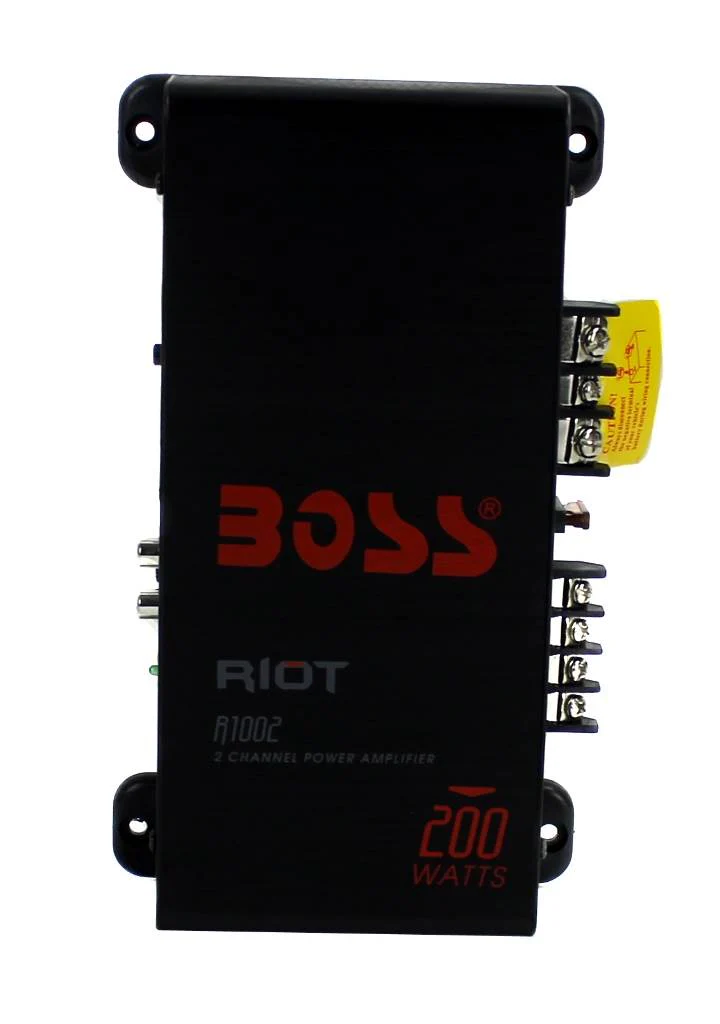 BOSS R1002 200W 2-Channel RIOT Car Audio High Power Amplifier Amp 200 Watts - Image 4
