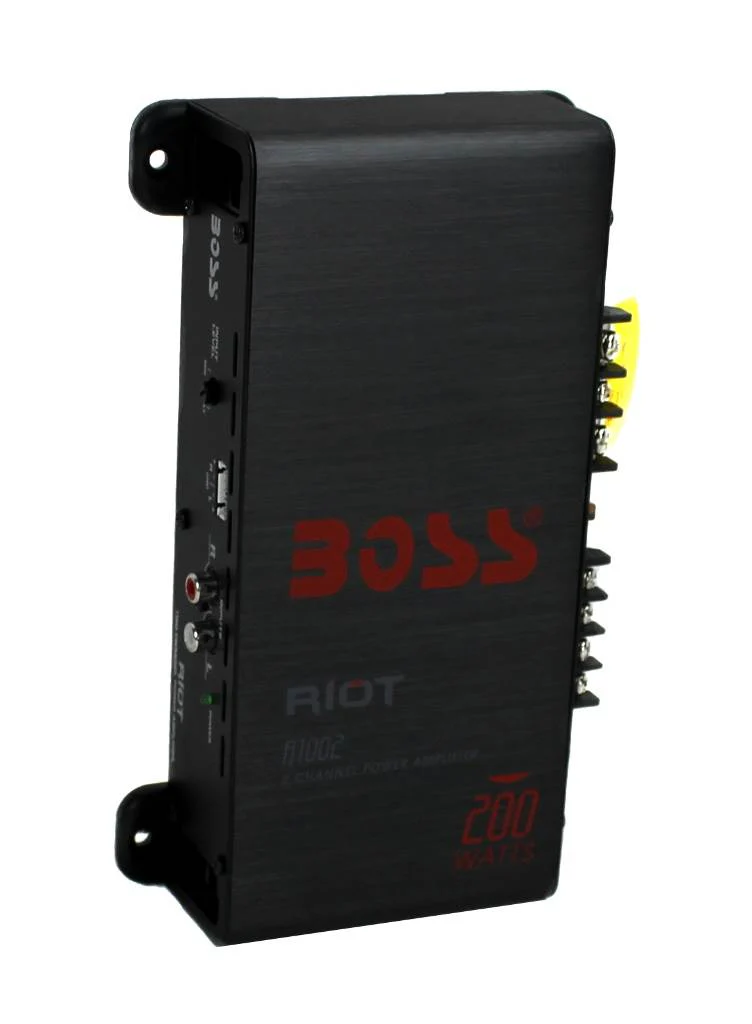 BOSS R1002 200W 2-Channel RIOT Car Audio High Power Amplifier Amps (2 Pack) - Image 2