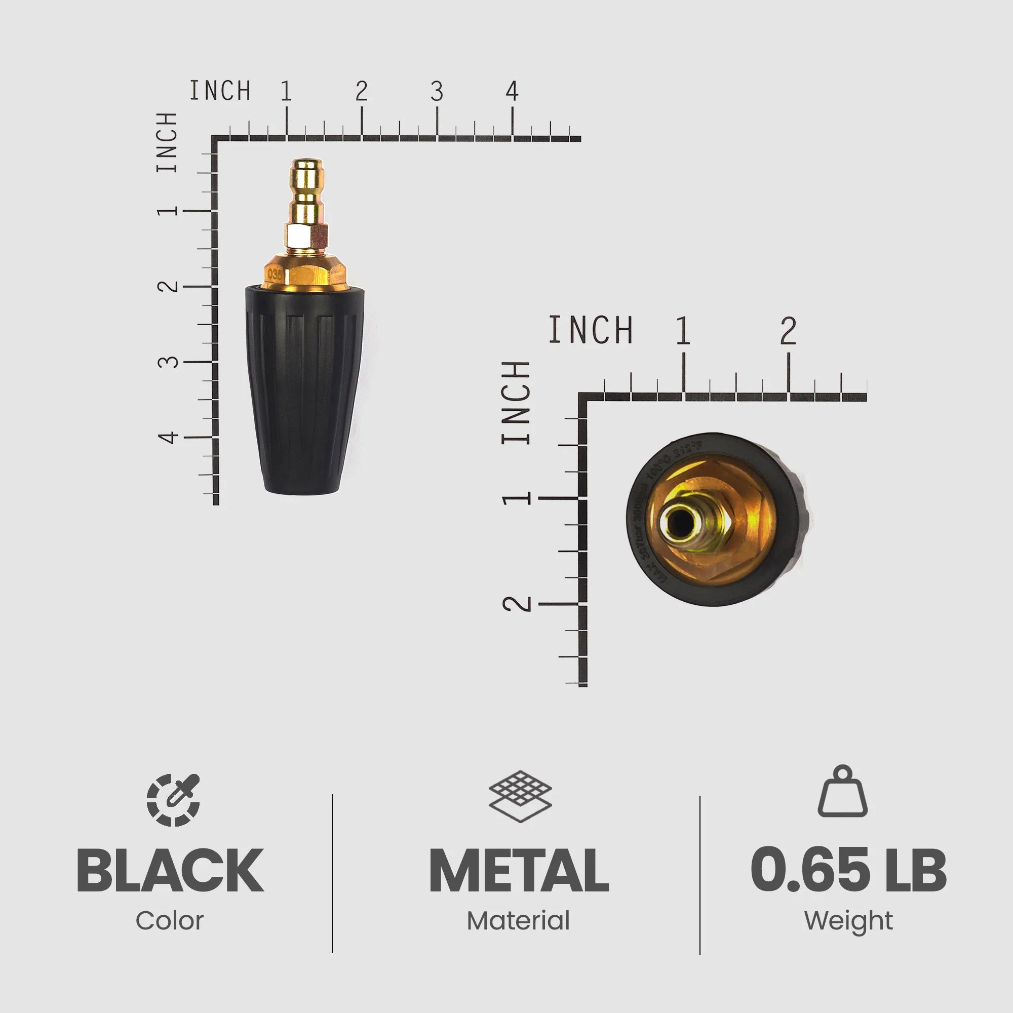 Briggs & Stratton Quick Connect 3000 PSI Turbo Spray Nozzle for Pressure Washers - Image 3