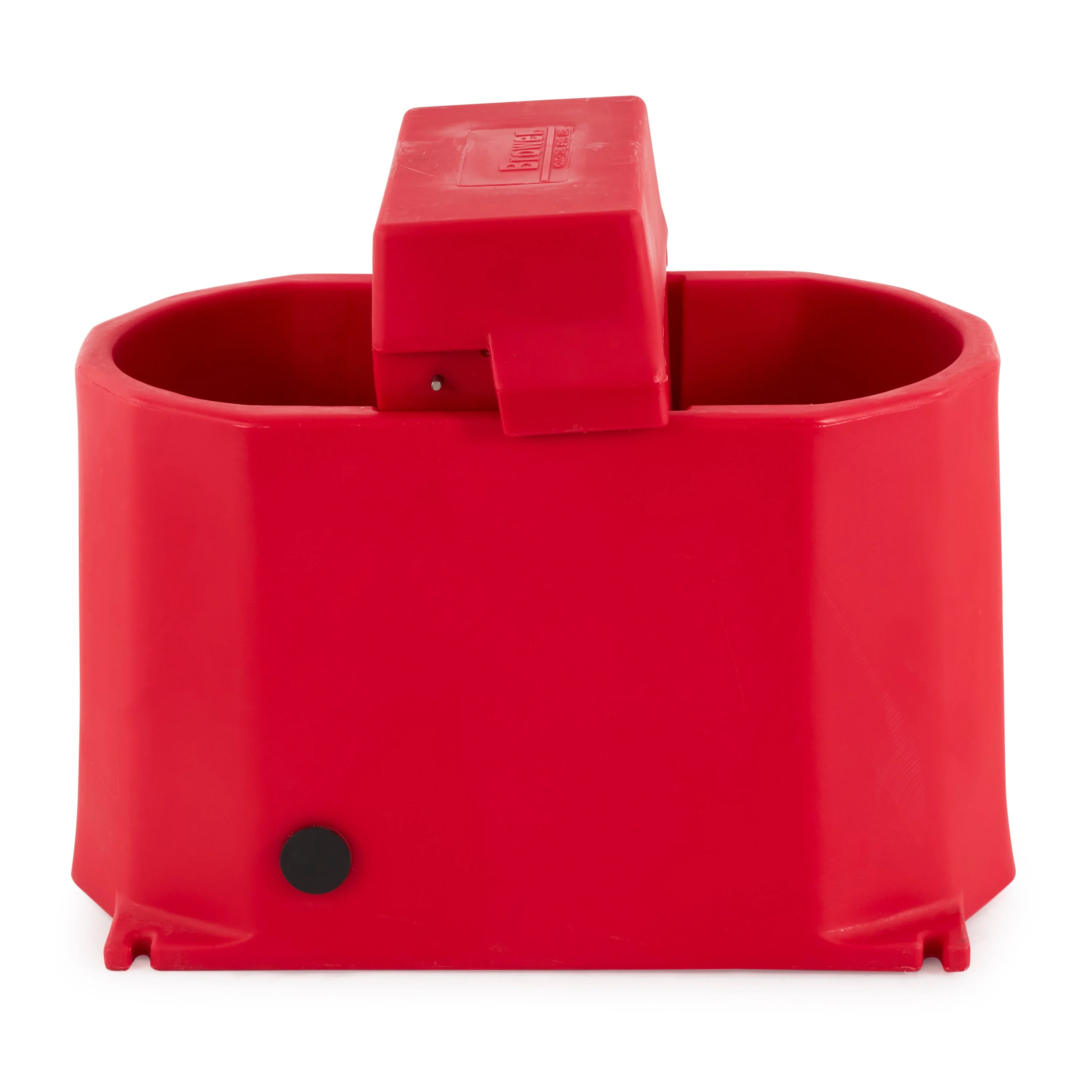 Brower MPO17E 250W Poly Plastic 17 Gallon Heated Outdoor Livestock Waterer, Red - Image 4