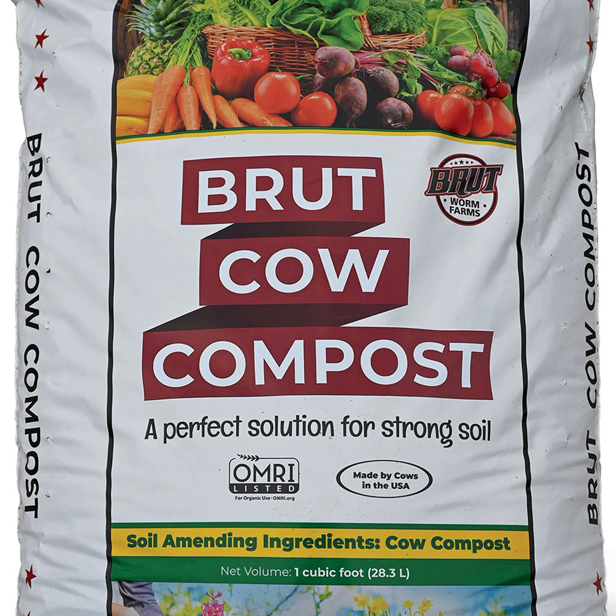 Brut Cow Compost, 2 Pack Composted Cow Manure Organic Soil Amendment, 1 Cu Ft - Image 8