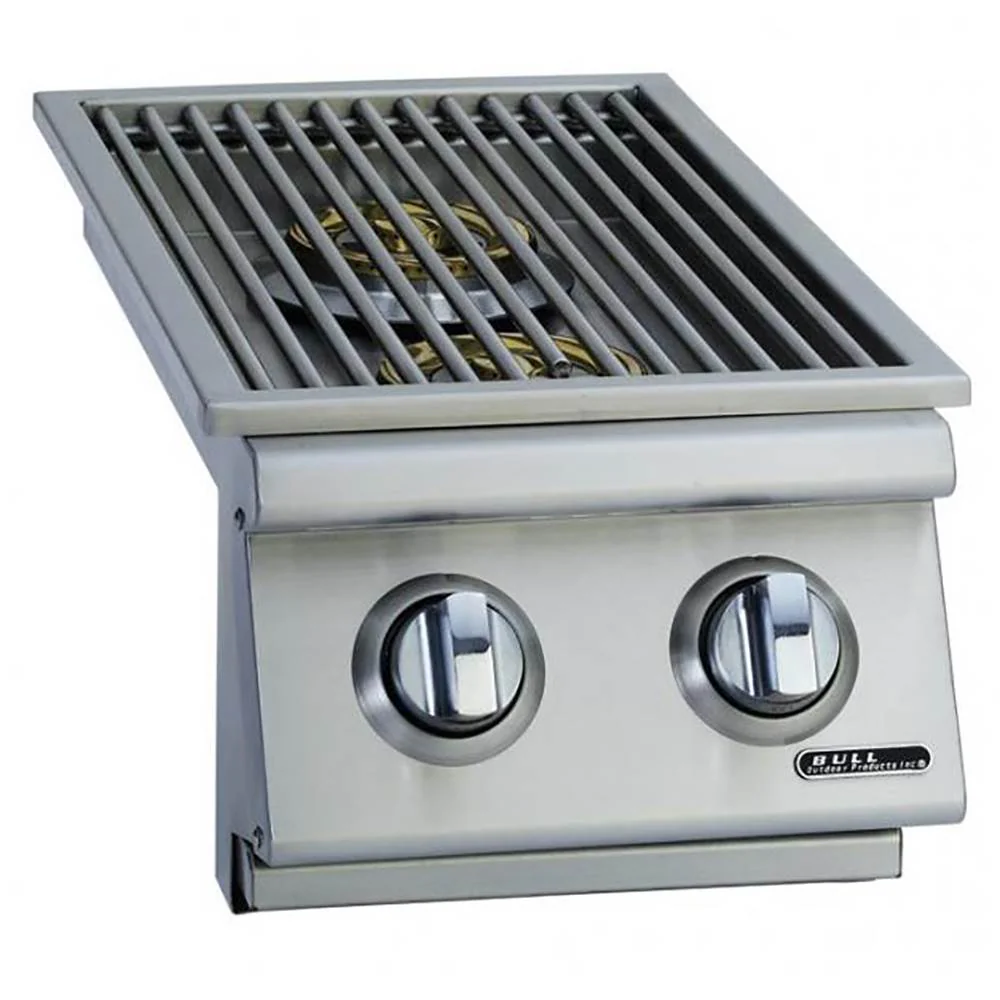 Bull Outdoor Products Stainless Steel 22,000 BTUs Slide-In Double Side Burner - Image 4