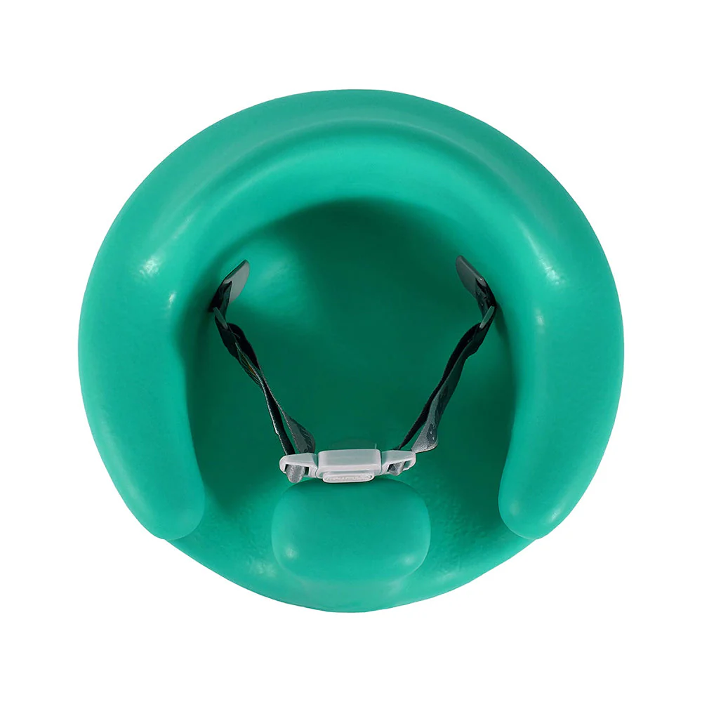 Bumbo Infant Floor Seat Baby Sit Up Chair with Adjustable Safety Harness, Aqua - Image 9