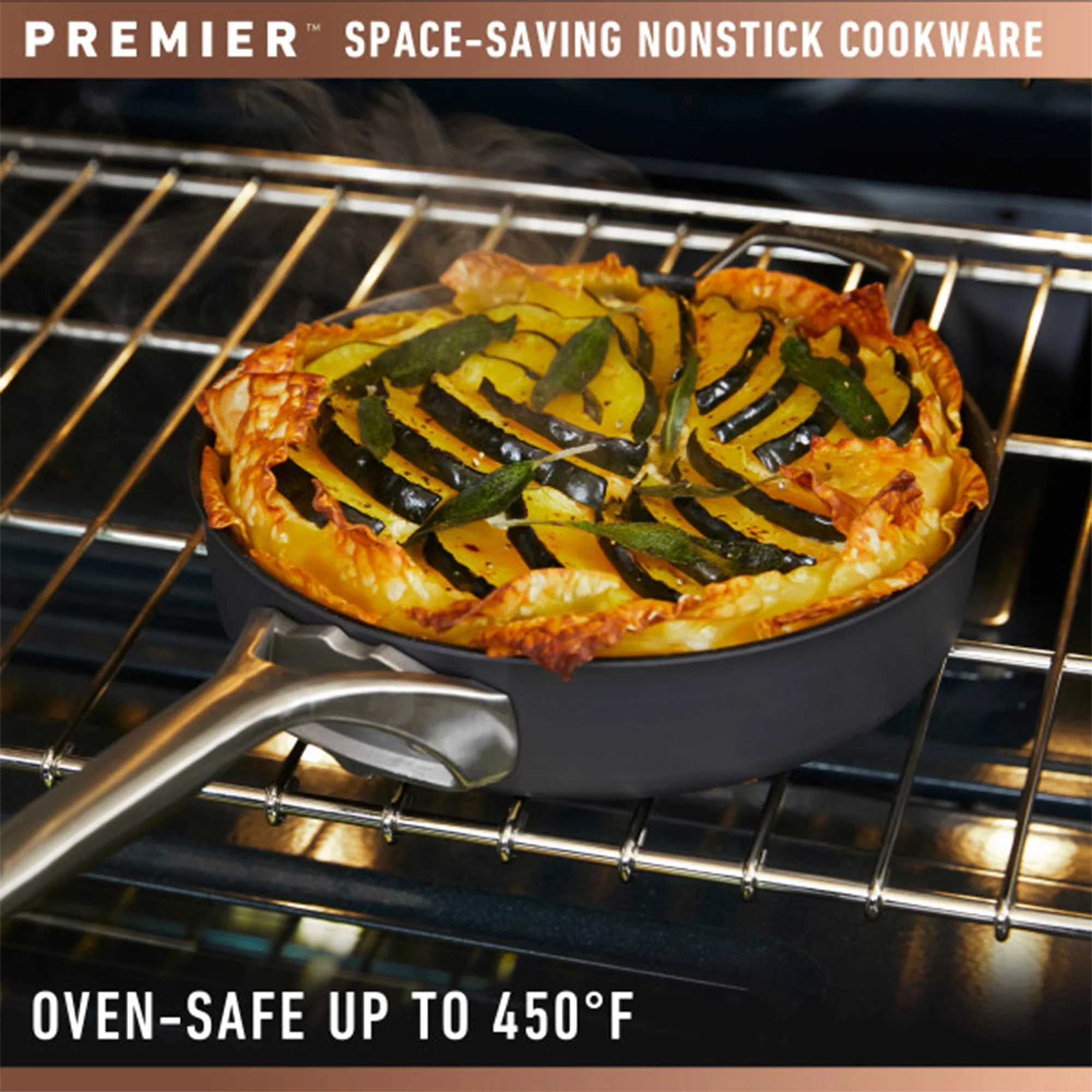 Calphalon Premier Space Saving 8.5 Quart Hard-Anodized Nonstick Dutch Oven w/Lid - Image 7