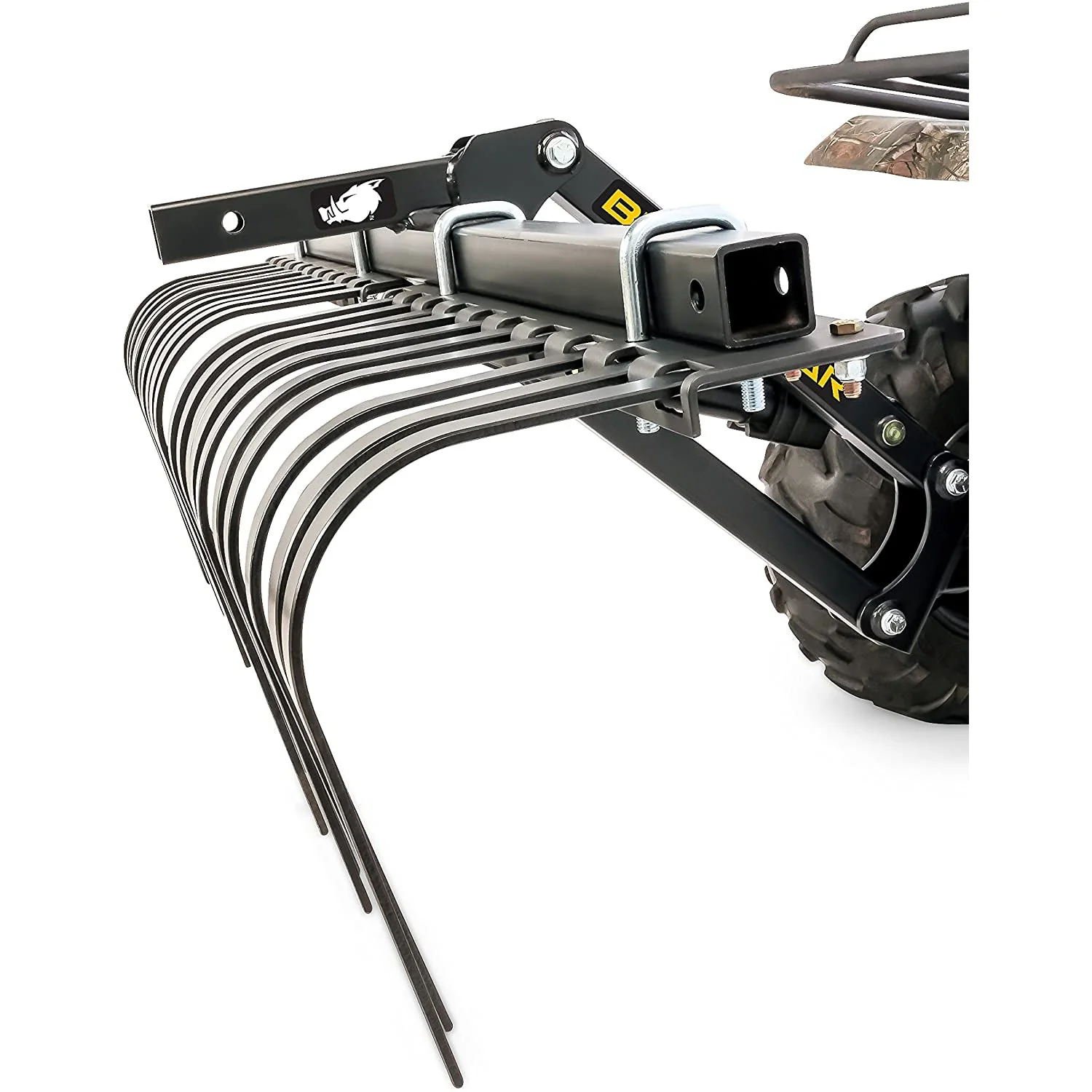 Camco Black Boar ATV/UTV Implement Custom Outside Vehicle Landscape Rake Tool - Image 8