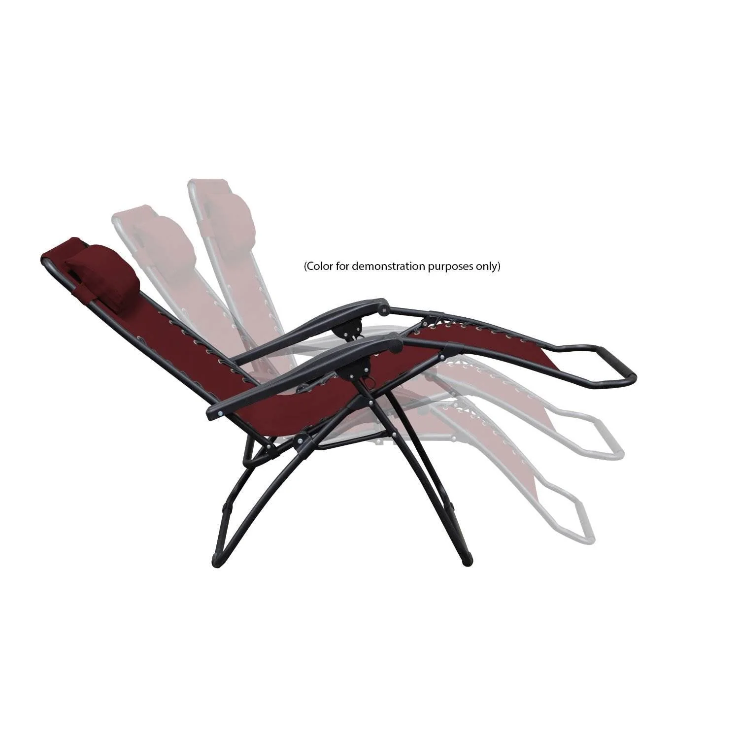 Caravan Canopy Infinity Zero Gravity Steel Frame Patio Deck Chair (2 Pack) - Image 6
