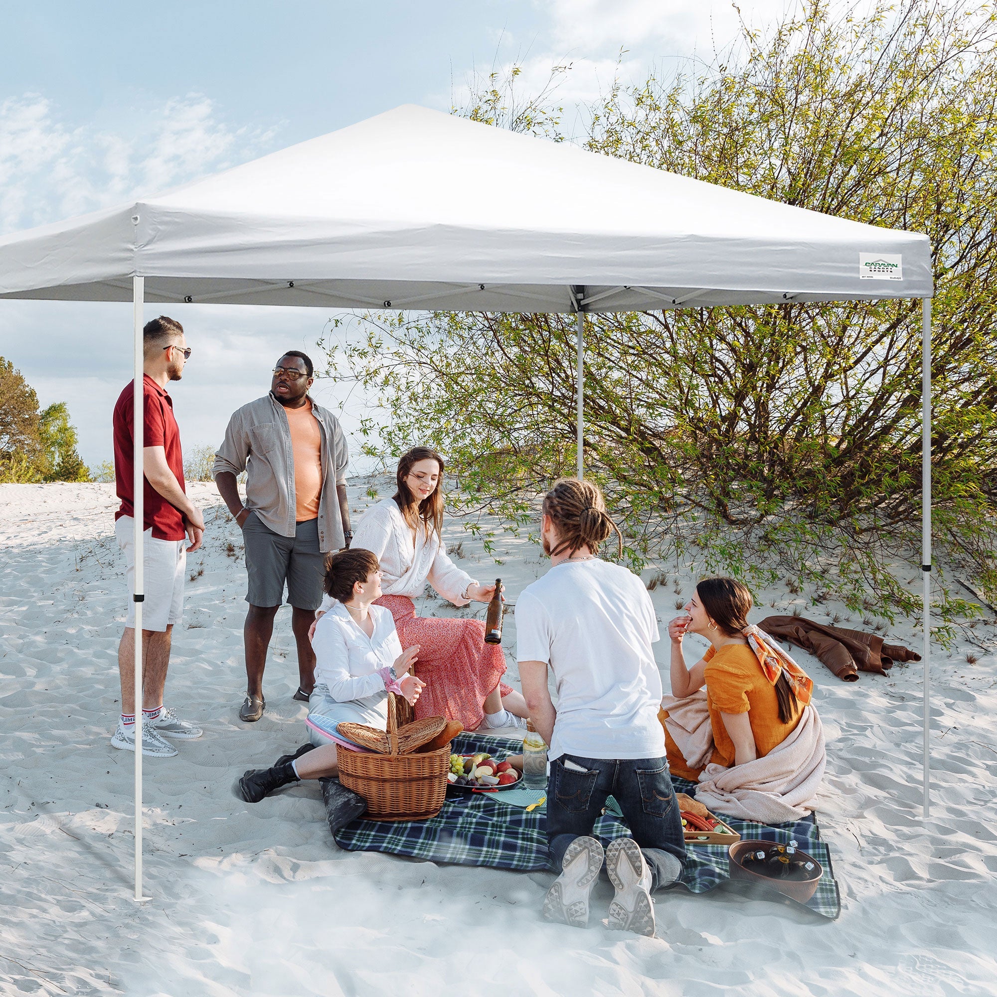 Caravan Canopy V Series Sidewalls w/V Series 2 Angled Leg Canopy & 4 6lb. Plates - Image 11