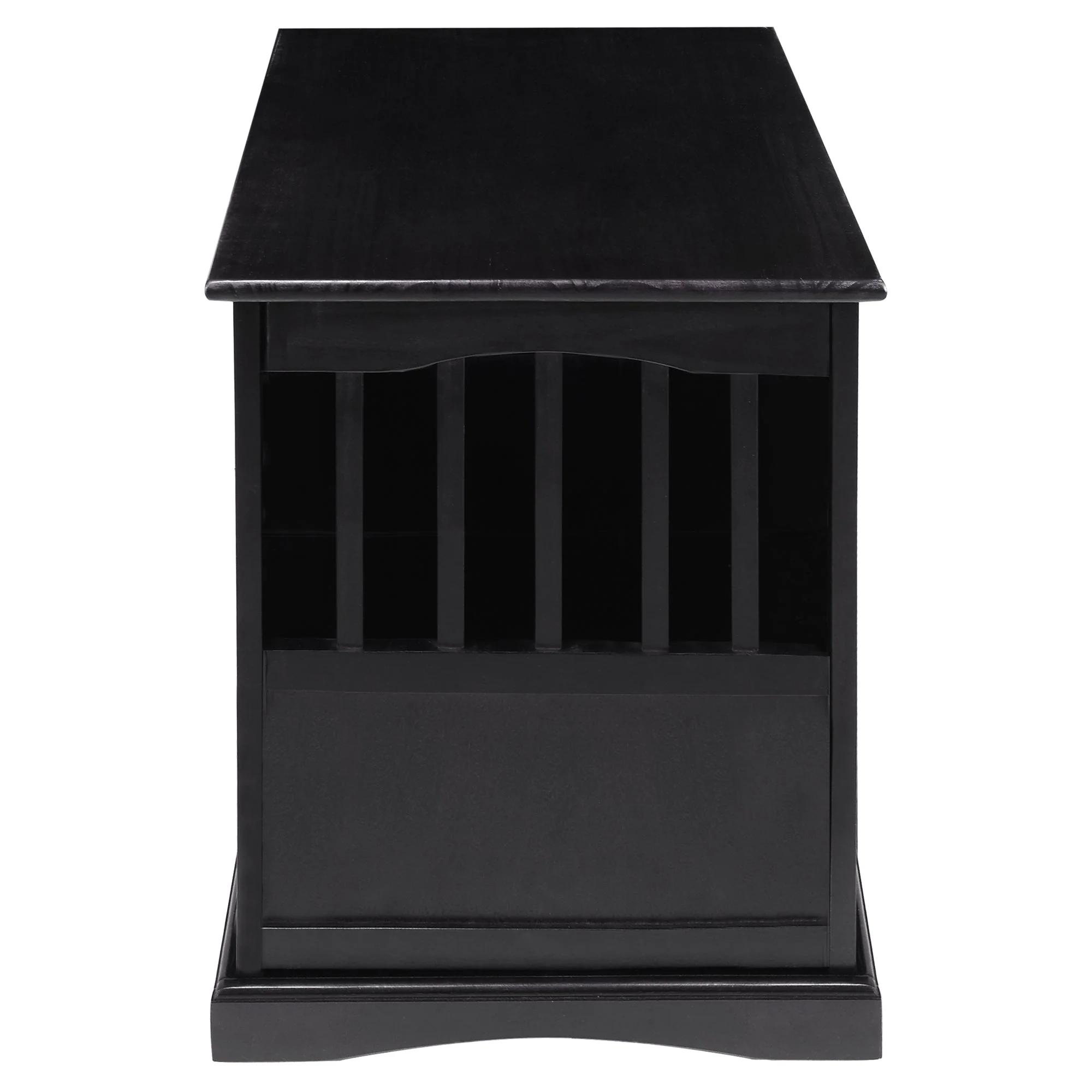 Casual Home Pet Crate End Table w/ Lockable Latch for Medium Sized Pets, Black - Image 5