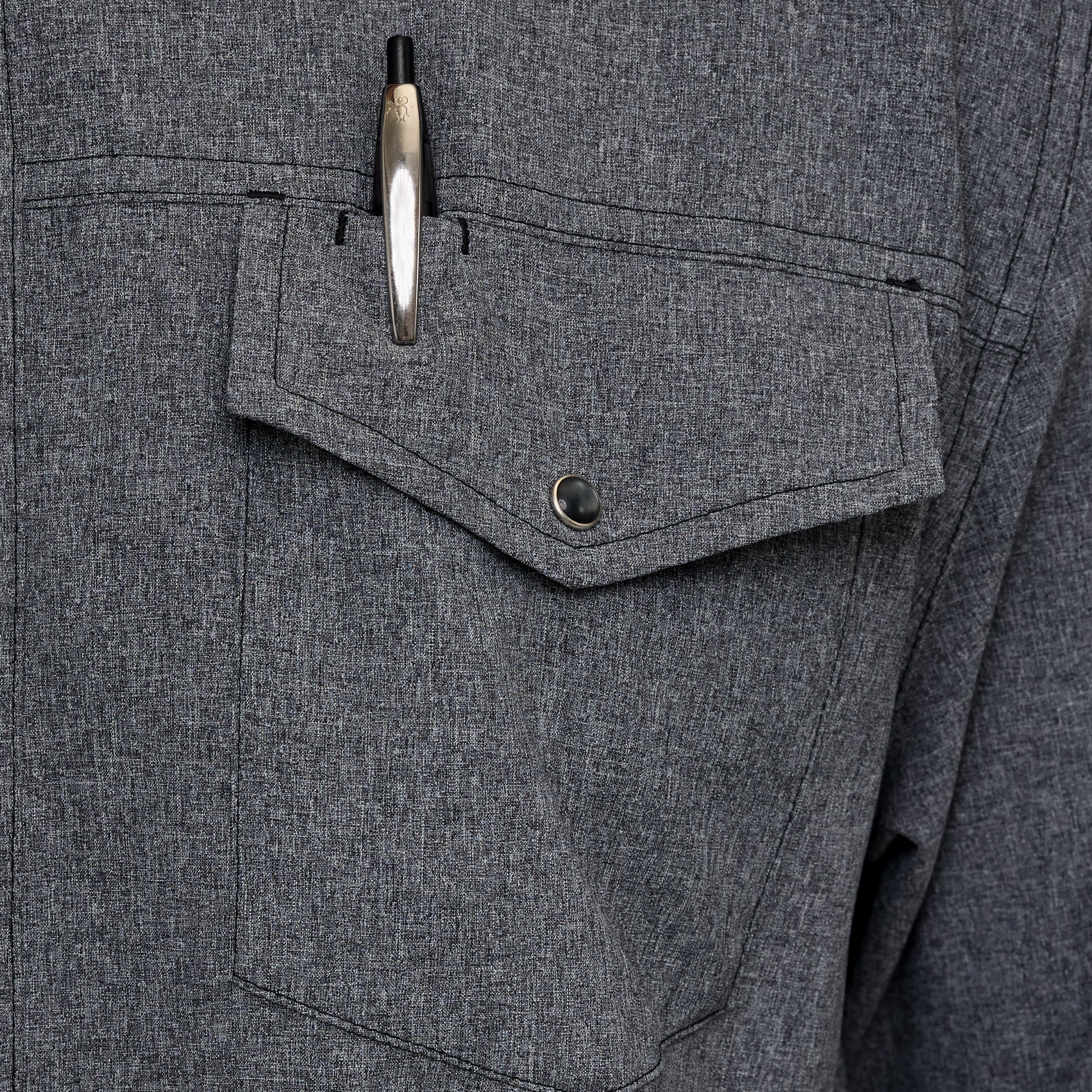 Caviar Pearl Snap Shirt | Long Sleeve - Image 6