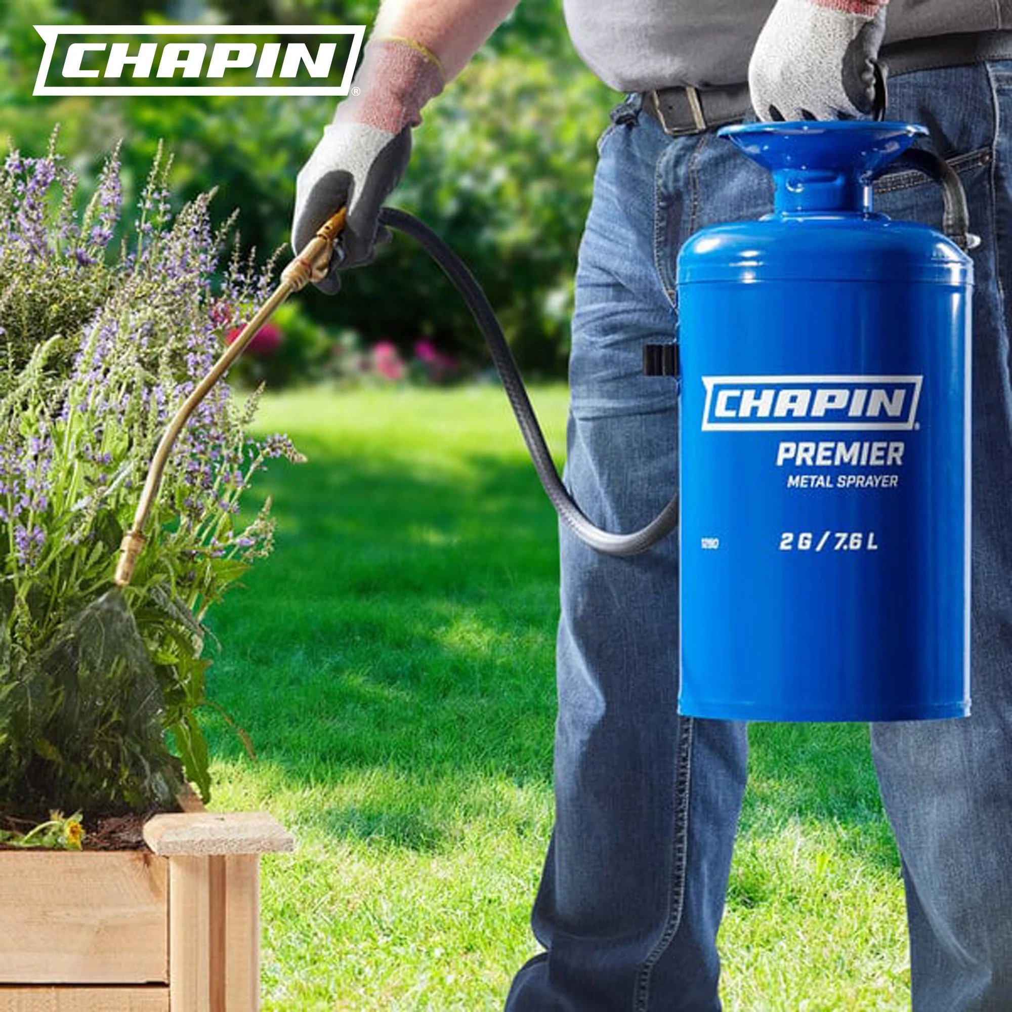 Chapin Premier Pro 2 Gallon Tri Poxy Steel Tank Handheld Lawn & Garden Sprayer - Image 4