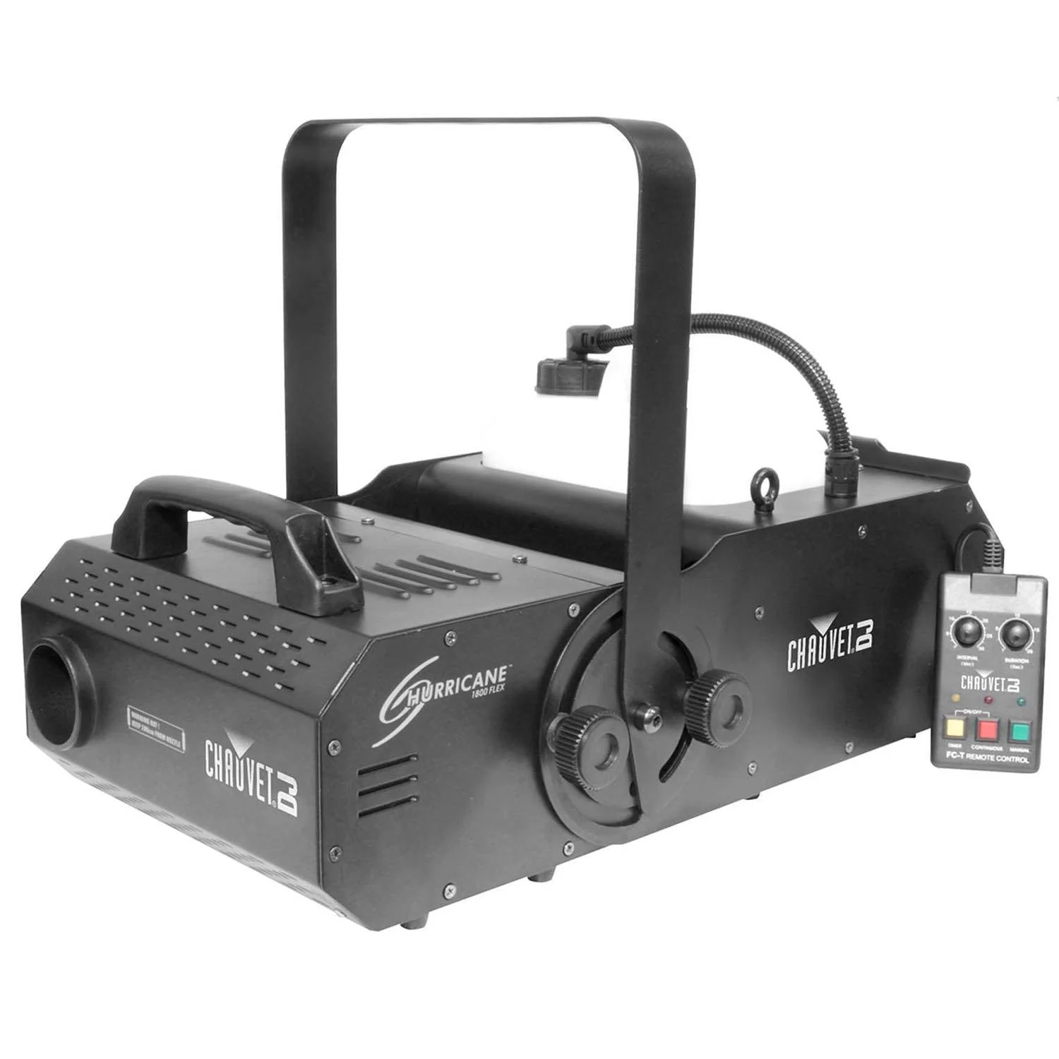 Chauvet H1800FLEX Hurricane Fog/Smoke Pro Machine + Fog Juice Fluid (1 Gallon) - Image 4