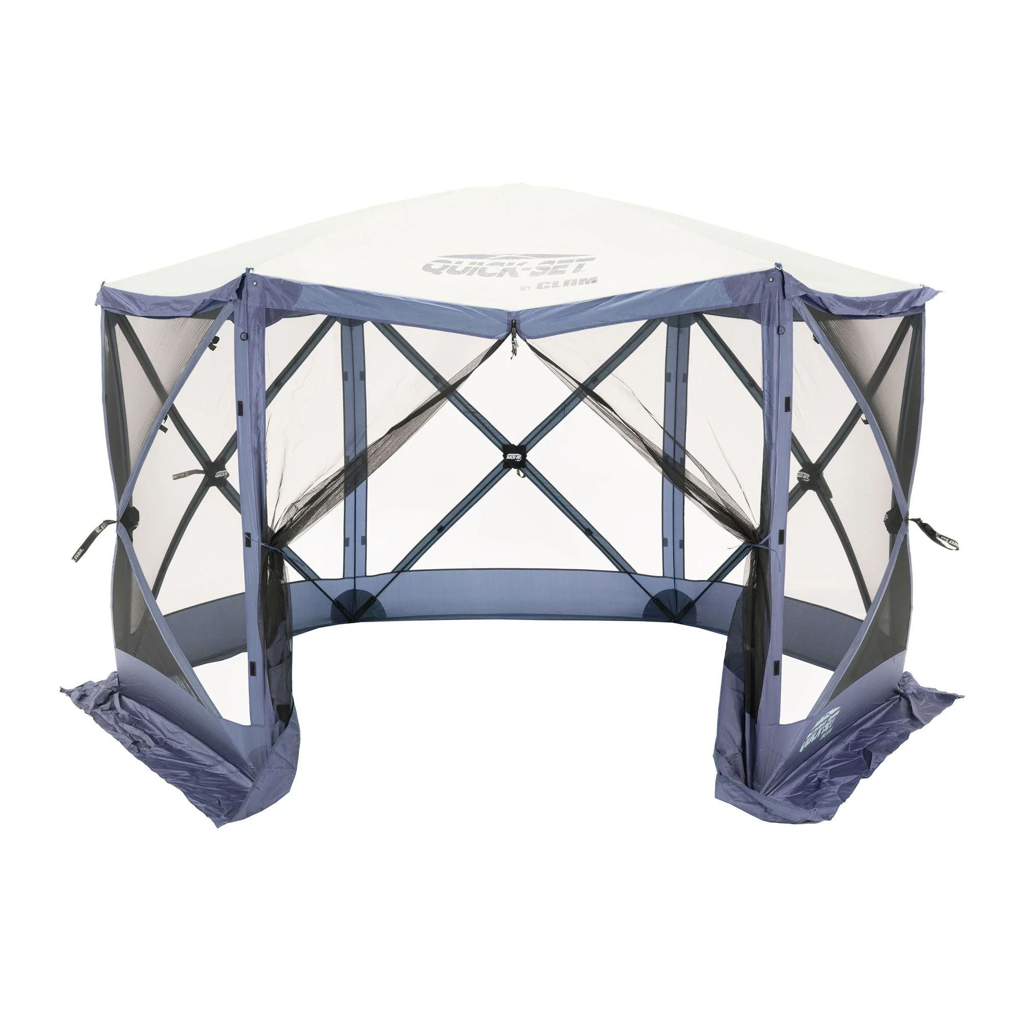 CLAM Quick-Set Escape 11.5 x 11.5 Foot Portable Outdoor Canopy Shelter, Blue - Image 6