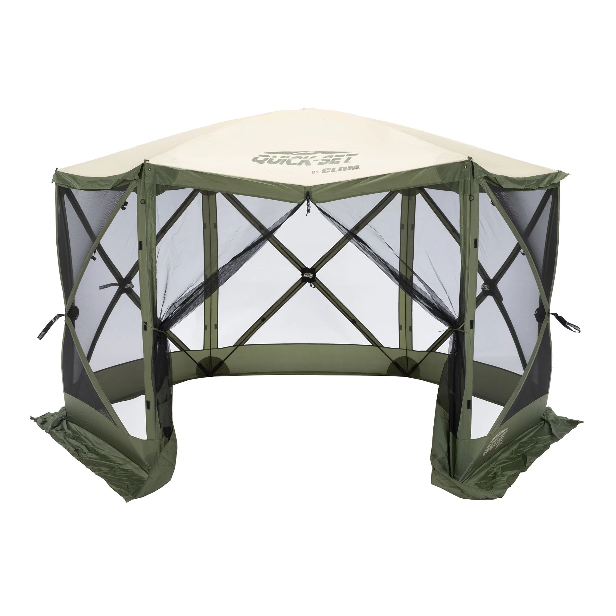 CLAM Quick Set Escape 11.5 x 11.5 Ft Canopy + Clam Quick Set Screen (2 Pack) - Image 10